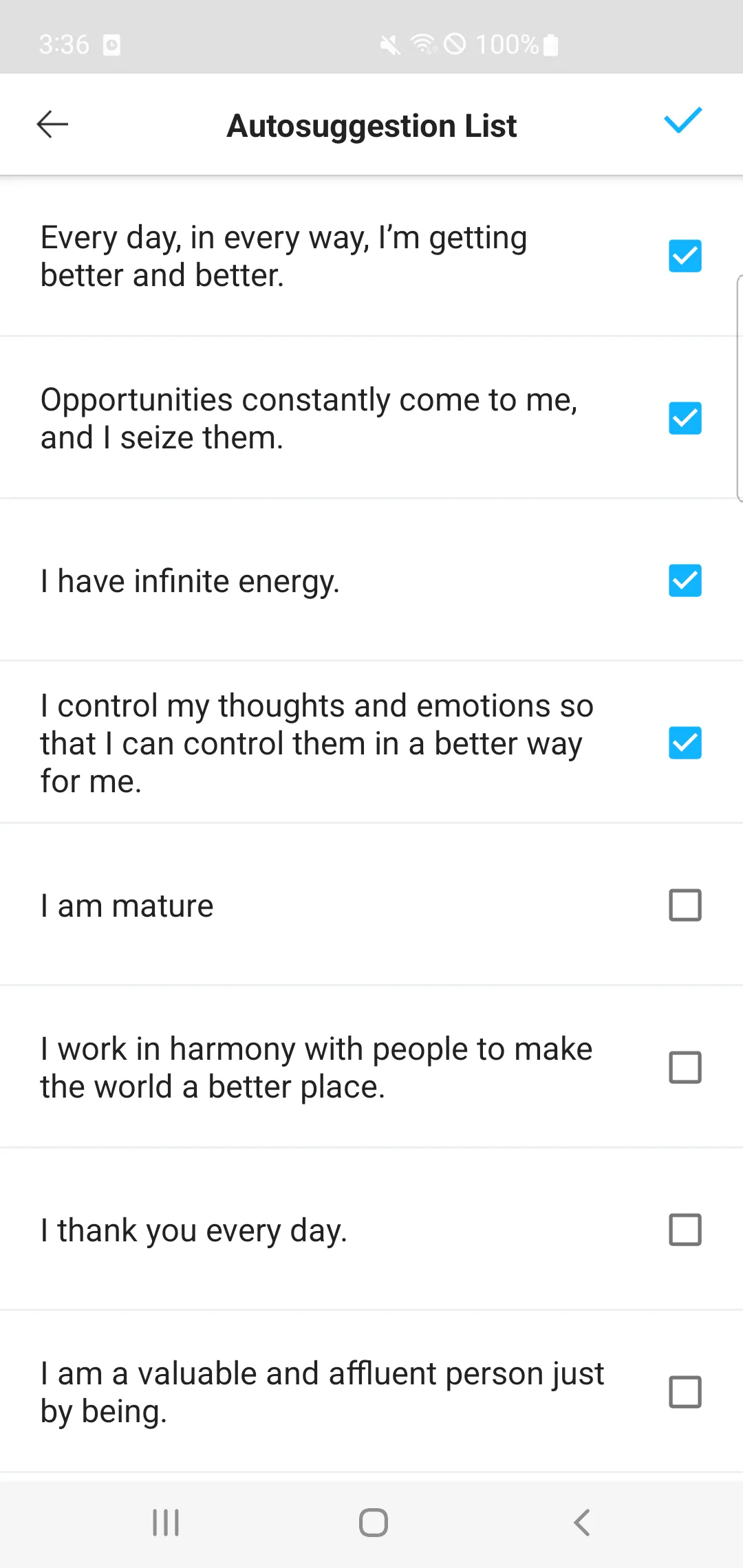 Autosuggestion Self-suggestion | Indus Appstore | Screenshot