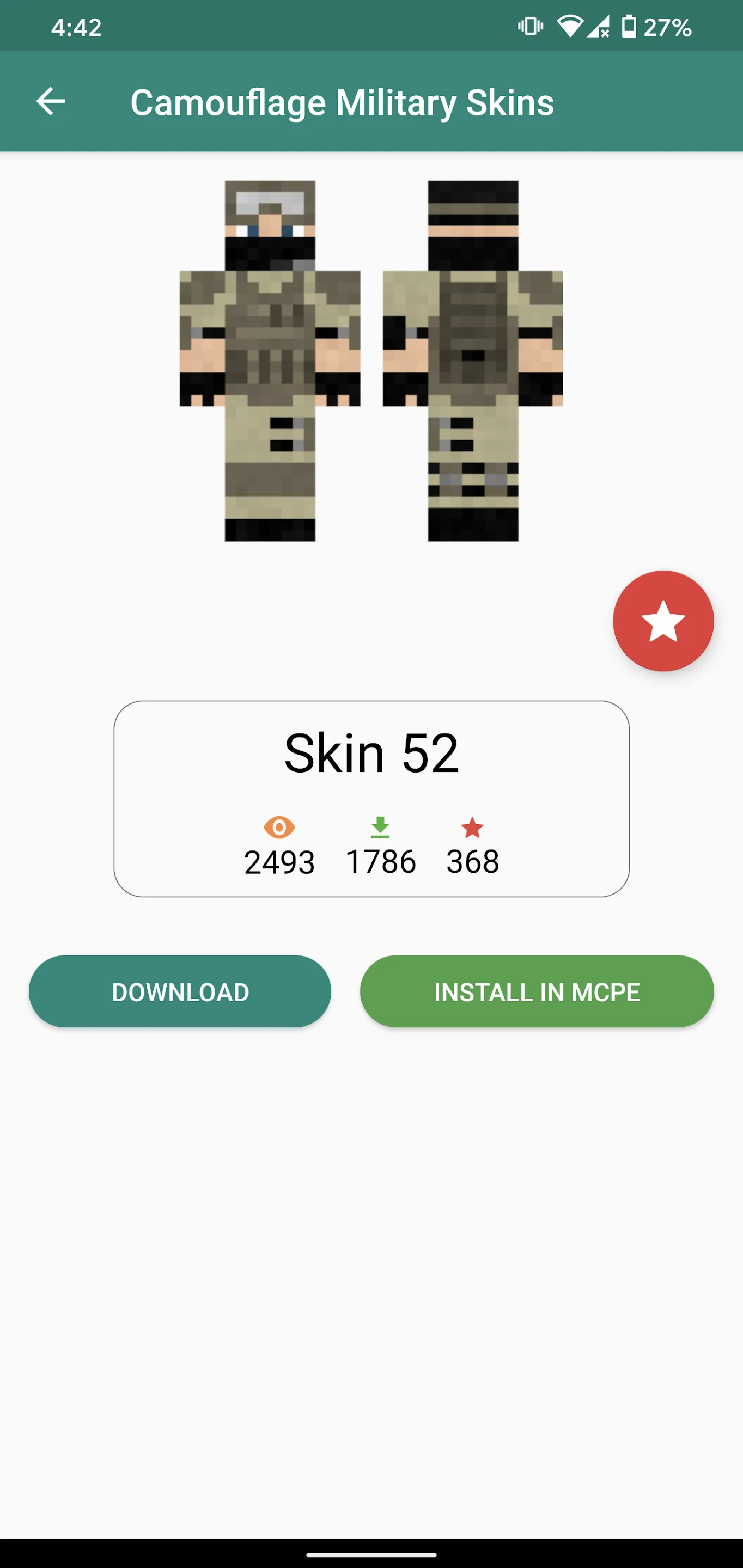 Military Camouflage Skins | Indus Appstore | Screenshot