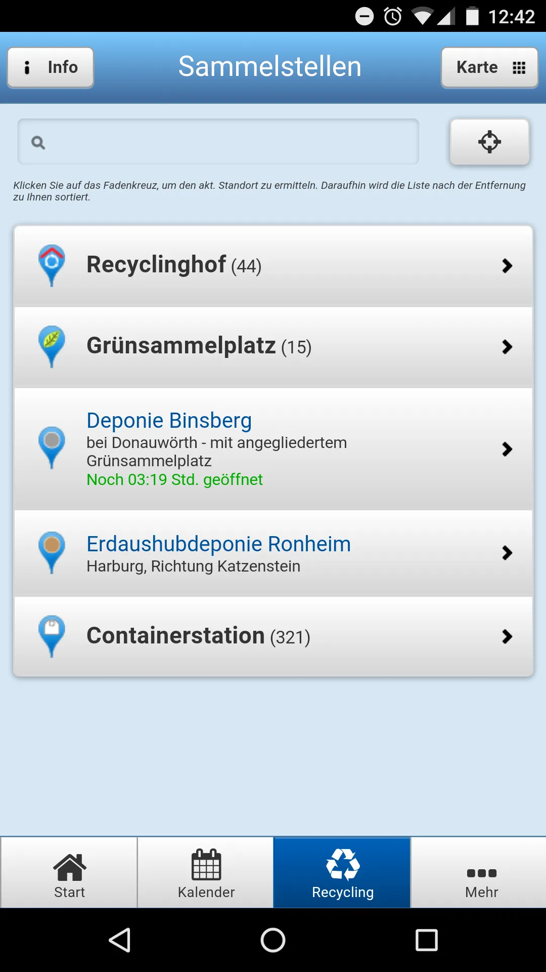 AWV-Nordschwaben Abfall-App | Indus Appstore | Screenshot