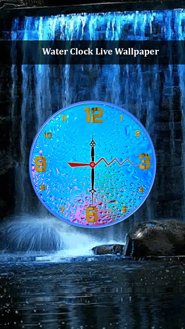 Water Clock Live Wallpaper | Indus Appstore | Screenshot