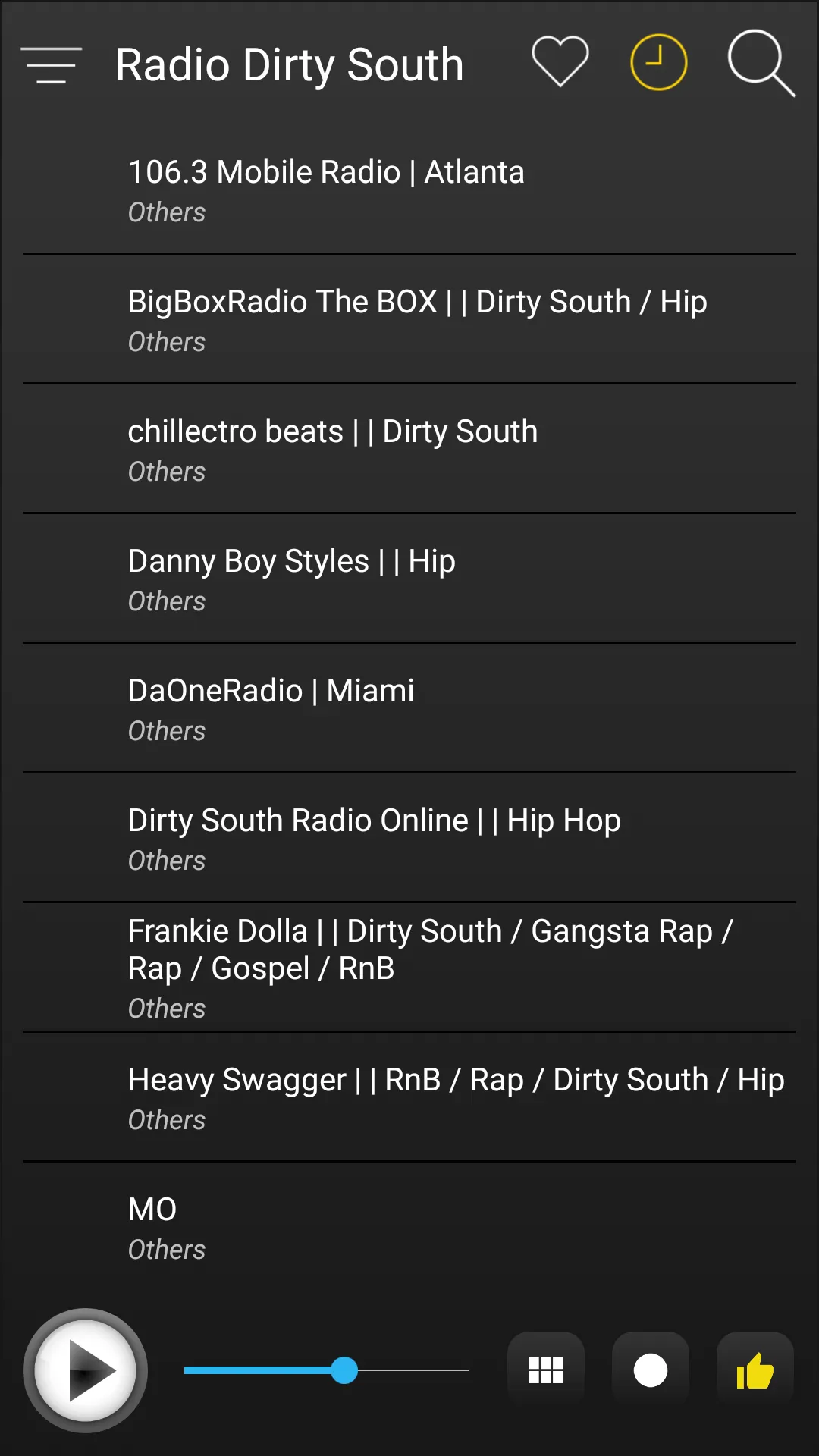 Dirty South Radio FM AM Music | Indus Appstore | Screenshot