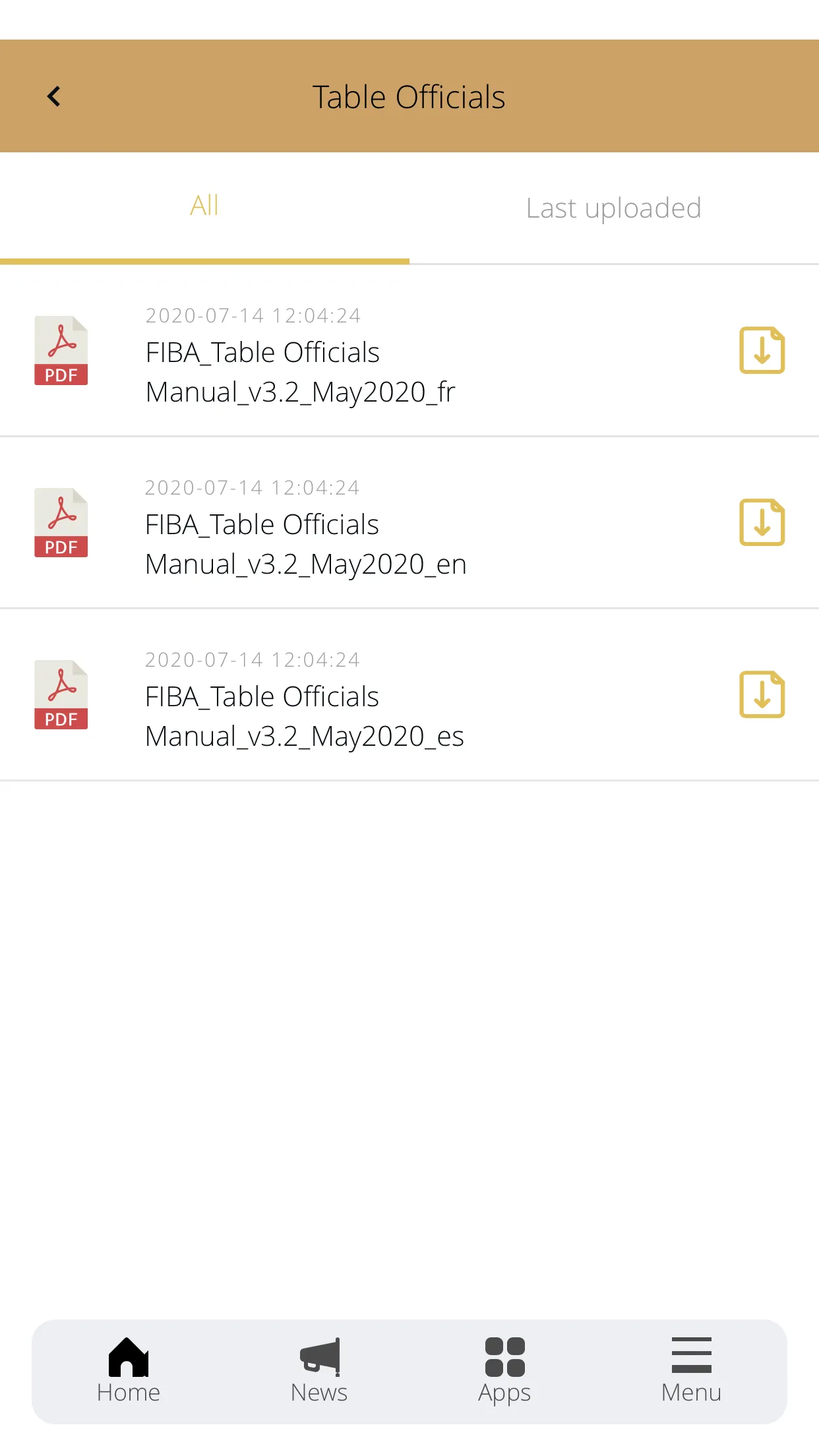 FIBA iRef Academy Library | Indus Appstore | Screenshot