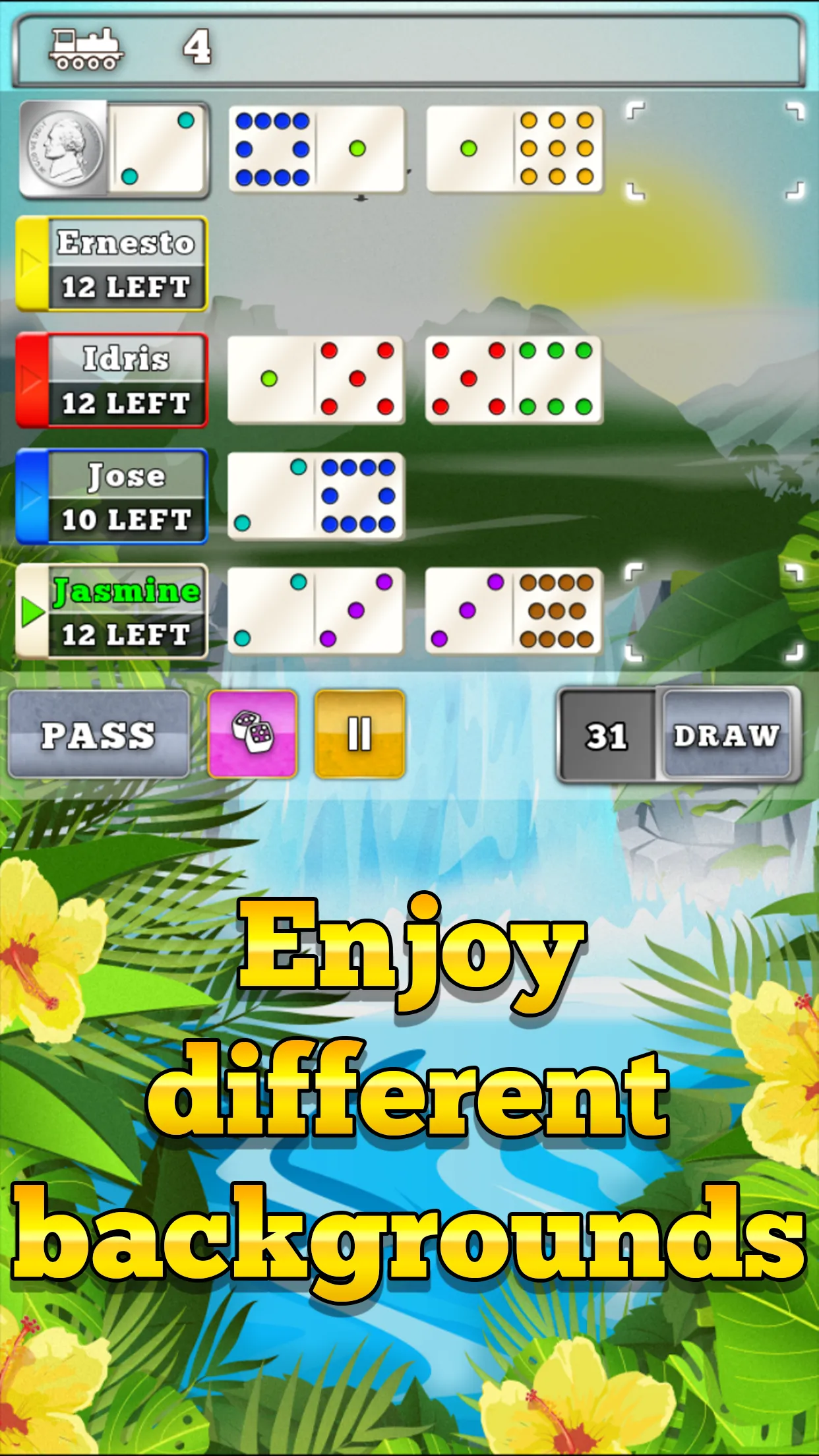 Mexican Train Dominoes Gold | Indus Appstore | Screenshot