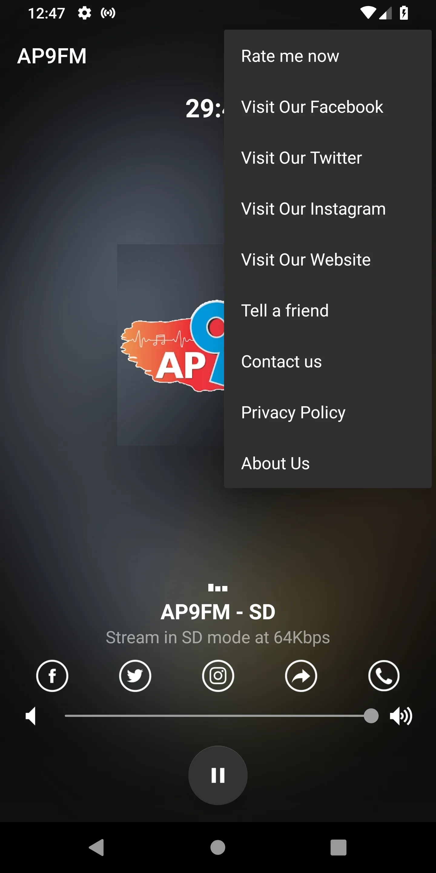 AP9 FM | Indus Appstore | Screenshot