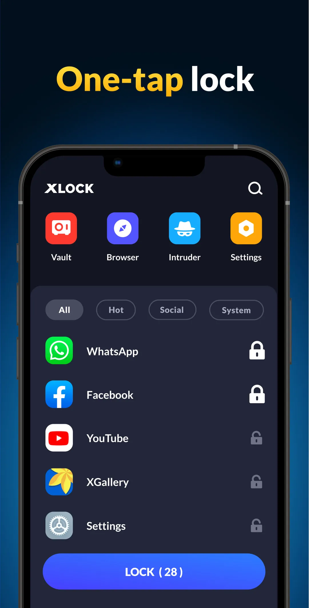 App Lock - Lock Apps, Password | Indus Appstore | Screenshot
