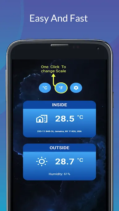 Thermometer Room Temp. inside | Indus Appstore | Screenshot