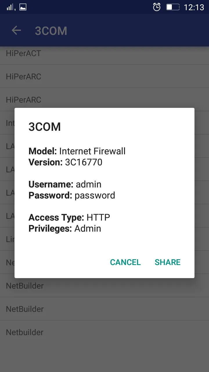 WiFi Router Default Password F | Indus Appstore | Screenshot