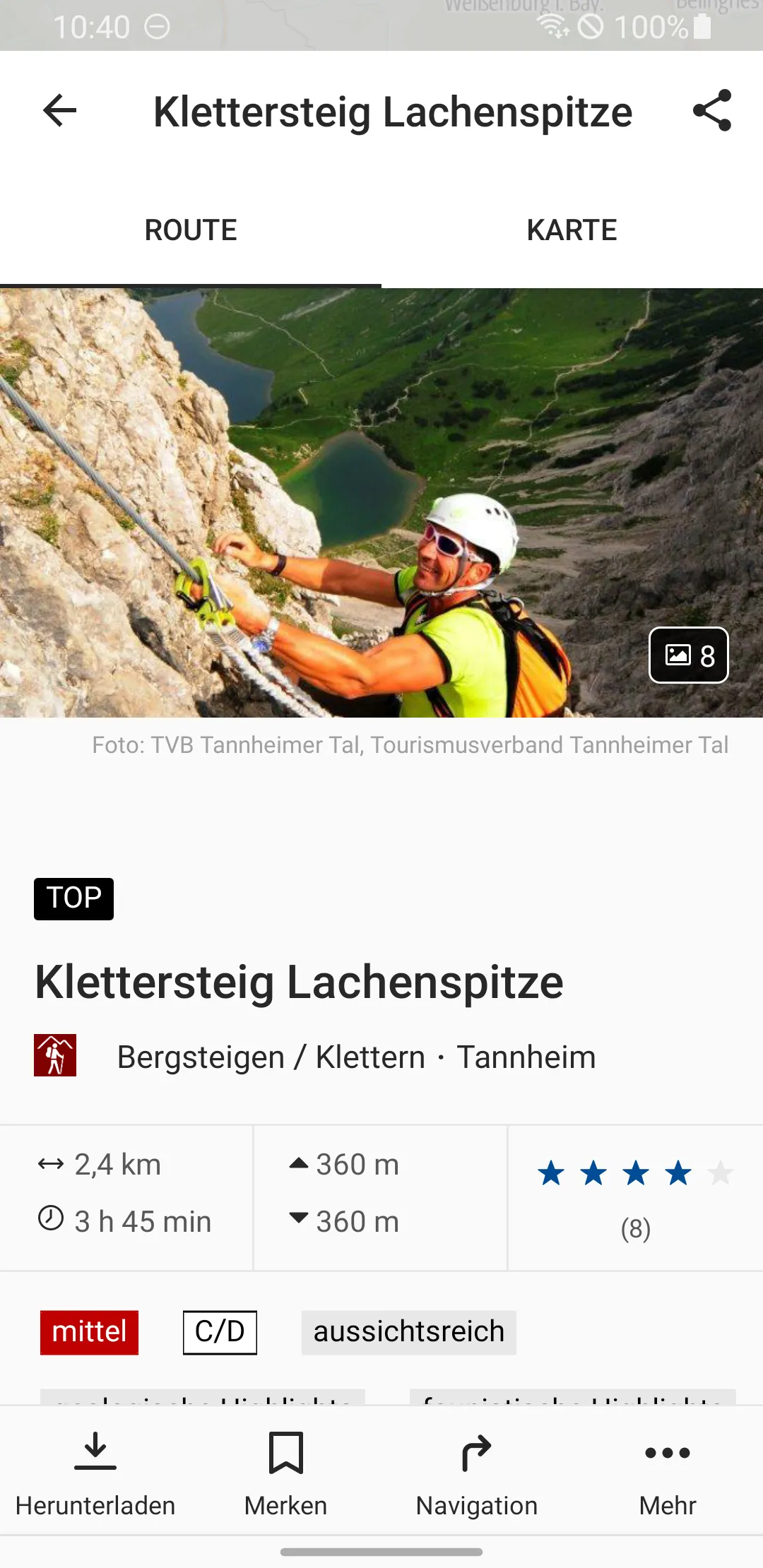 Urlaub im Tannheimer Tal | Indus Appstore | Screenshot