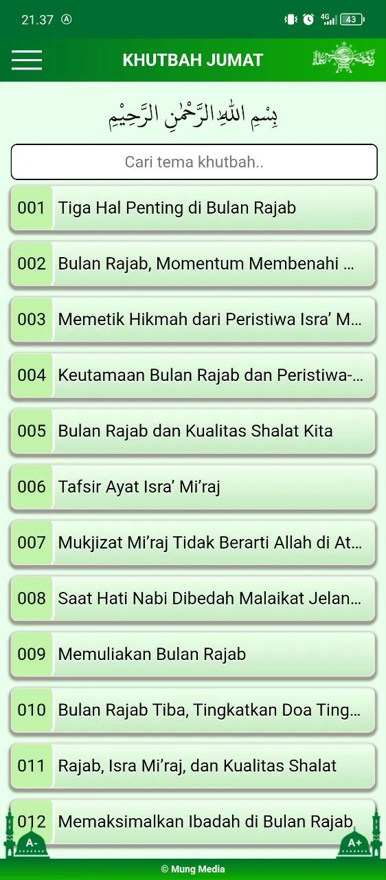 Khutbah Jumat NU | Indus Appstore | Screenshot