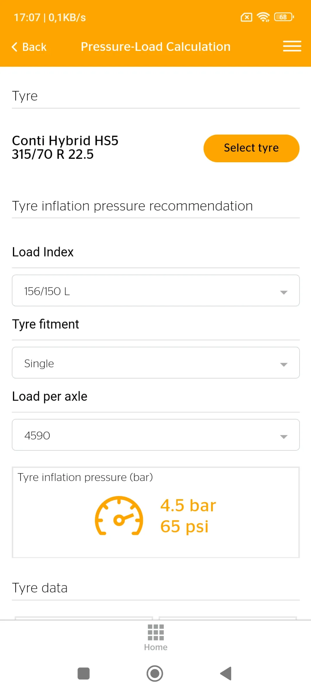 Continental TireTech | Indus Appstore | Screenshot