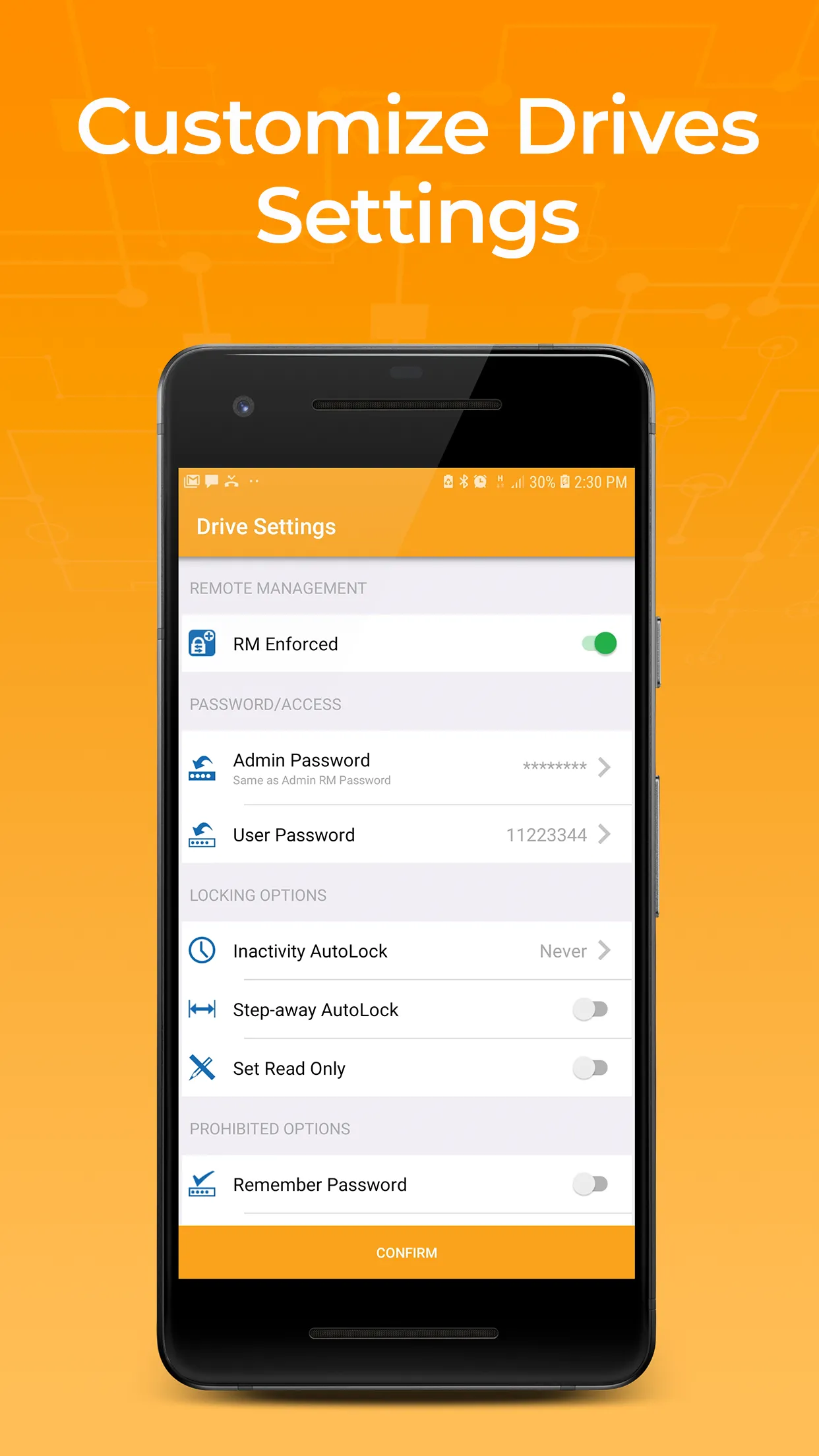 SecureData Lock Admin | Indus Appstore | Screenshot