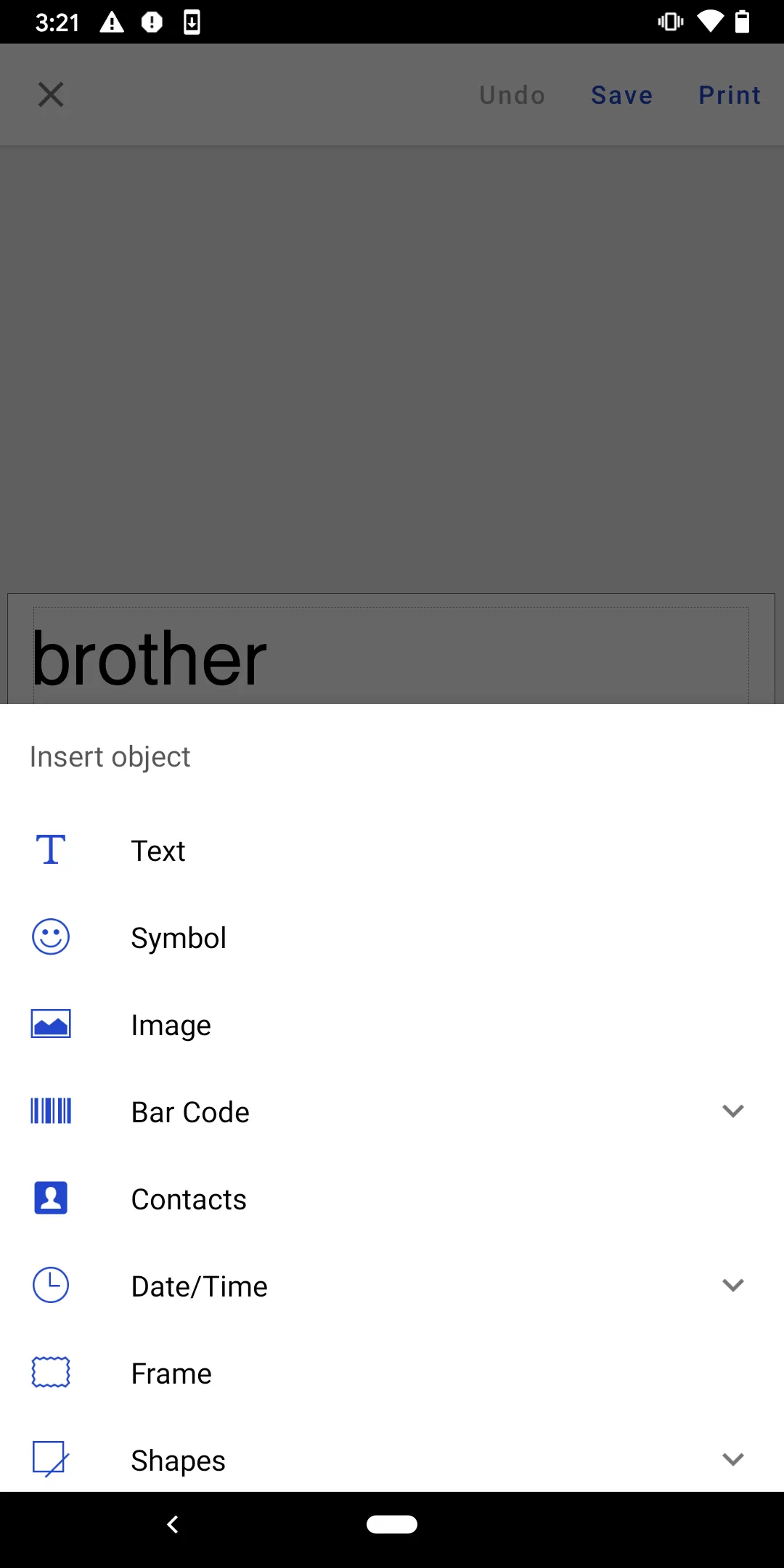 Brother iPrint&Label | Indus Appstore | Screenshot