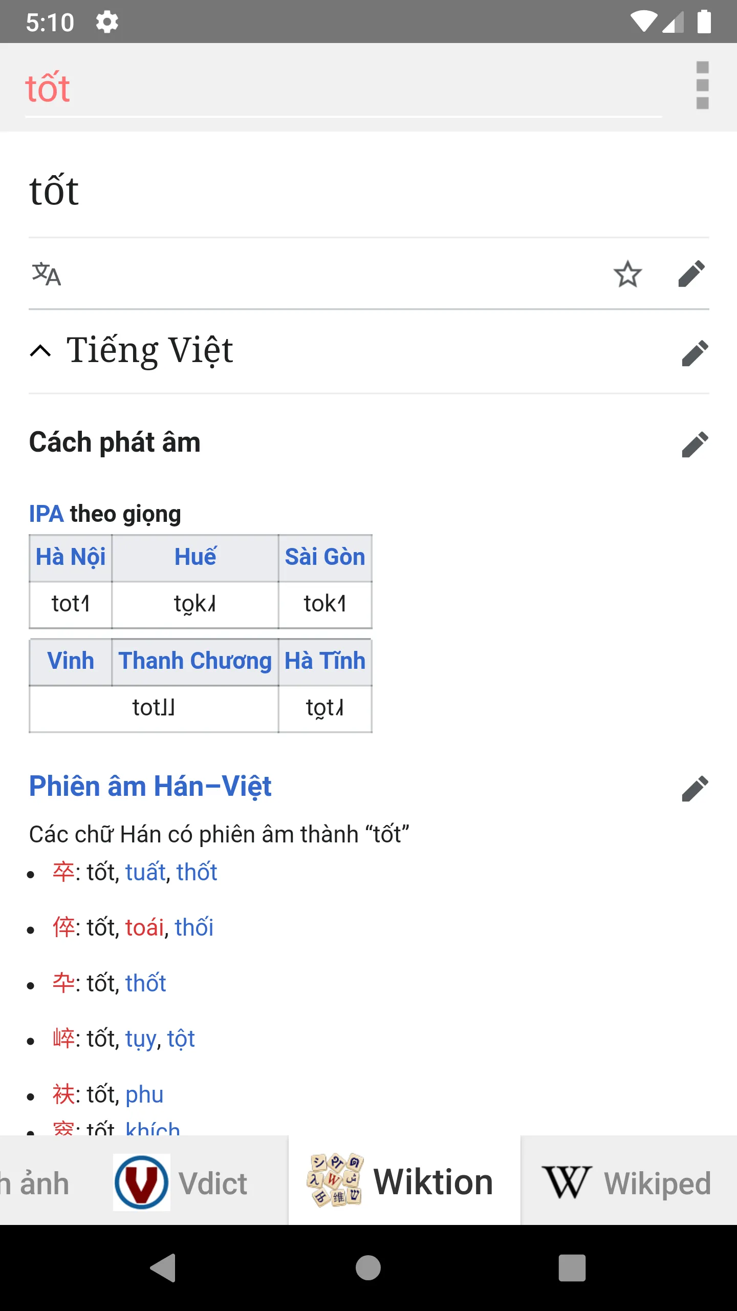 Tất cả Từ điển tiếng Việt | Indus Appstore | Screenshot