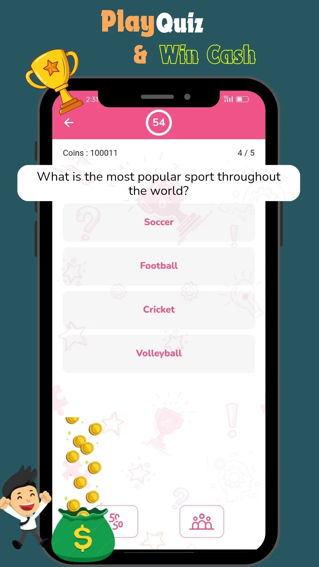 Quizys: Play Quiz & Earn Cash | Indus Appstore | Screenshot