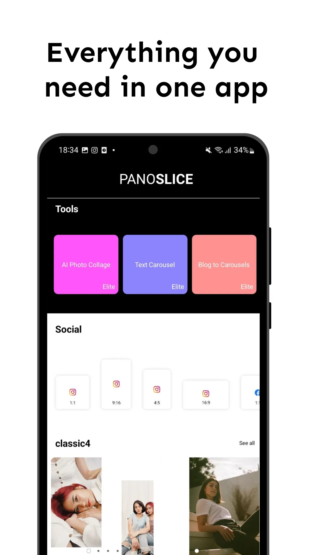 Panoslice: Instagram carousel | Indus Appstore | Screenshot