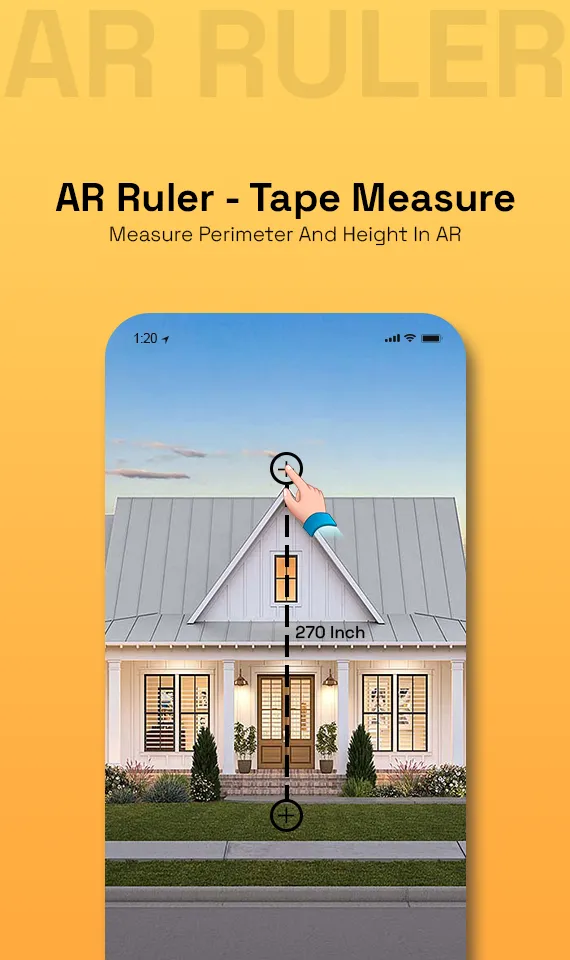 AR Ruler : Camera Tape Measure | Indus Appstore | Screenshot