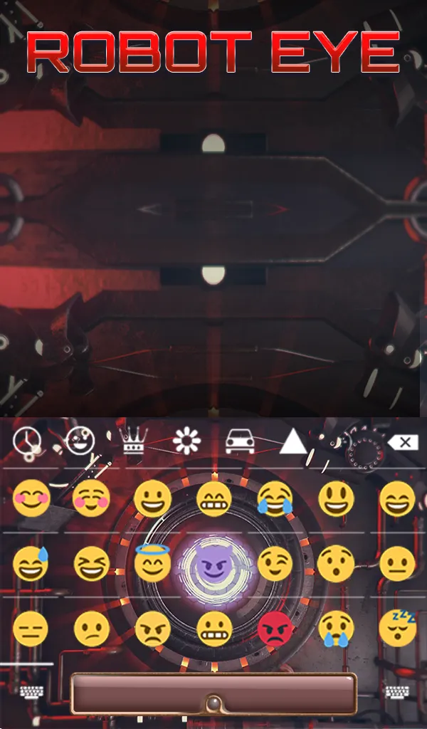 Robot Eye Keyboard & Wallpaper | Indus Appstore | Screenshot