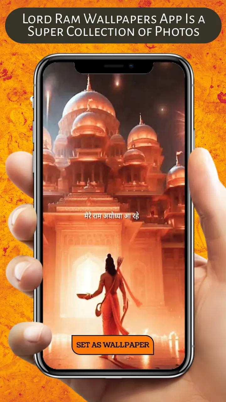 Ram Mandir Wallpaper Ayodhya | Indus Appstore | Screenshot