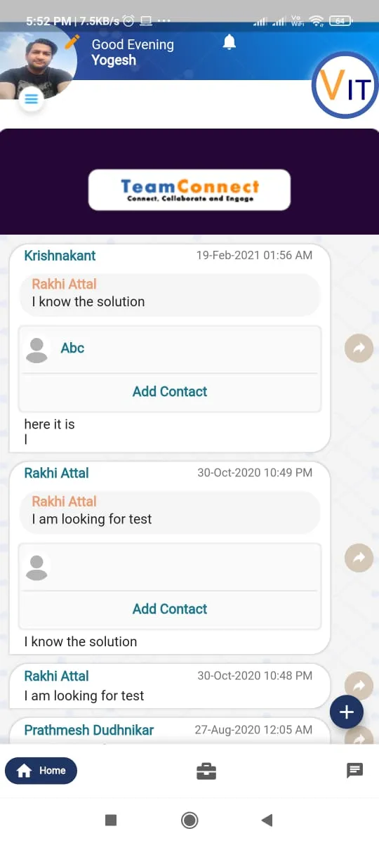 TeamConnect | Indus Appstore | Screenshot