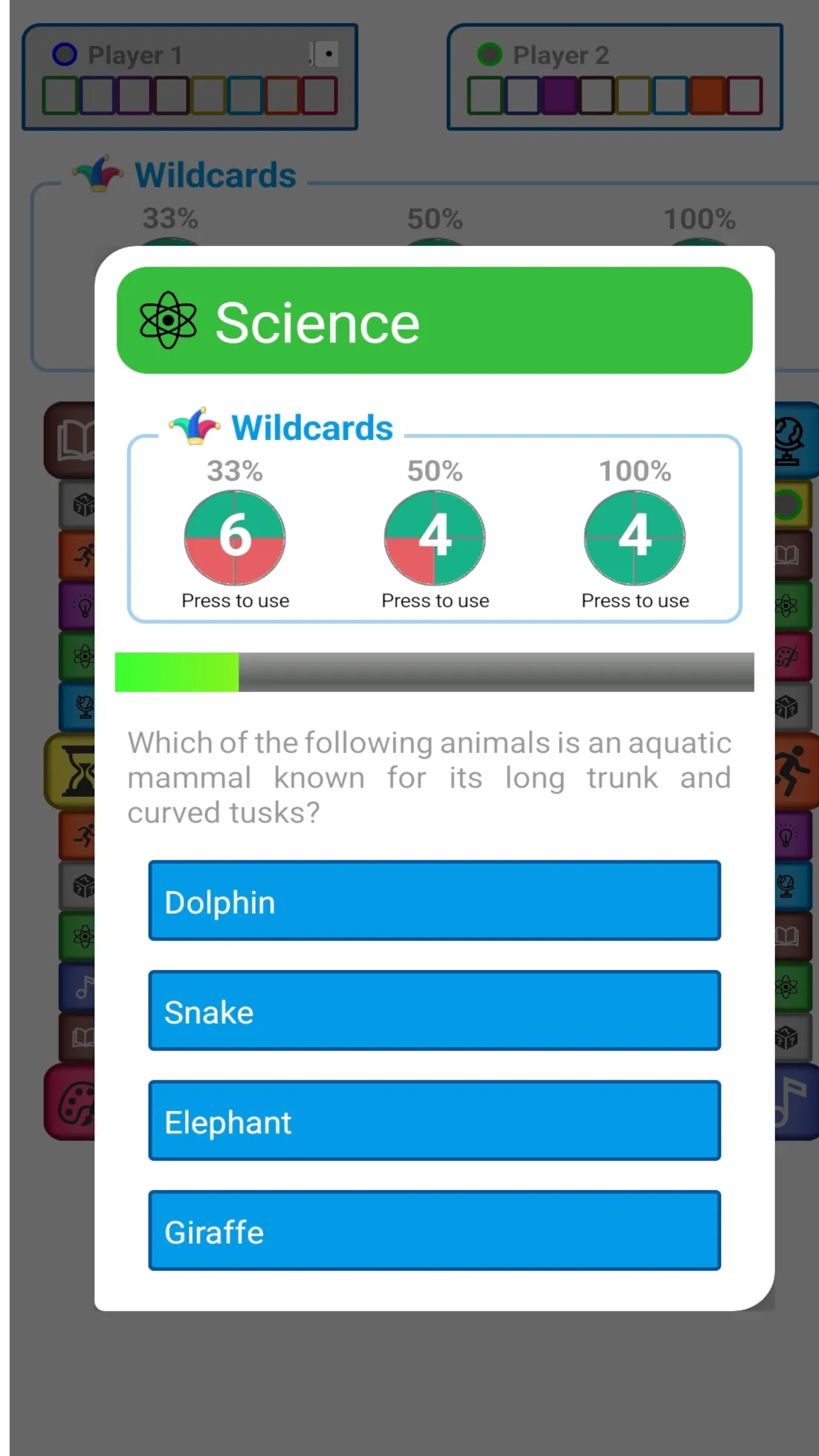 Quadtrivial, trivia game | Indus Appstore | Screenshot