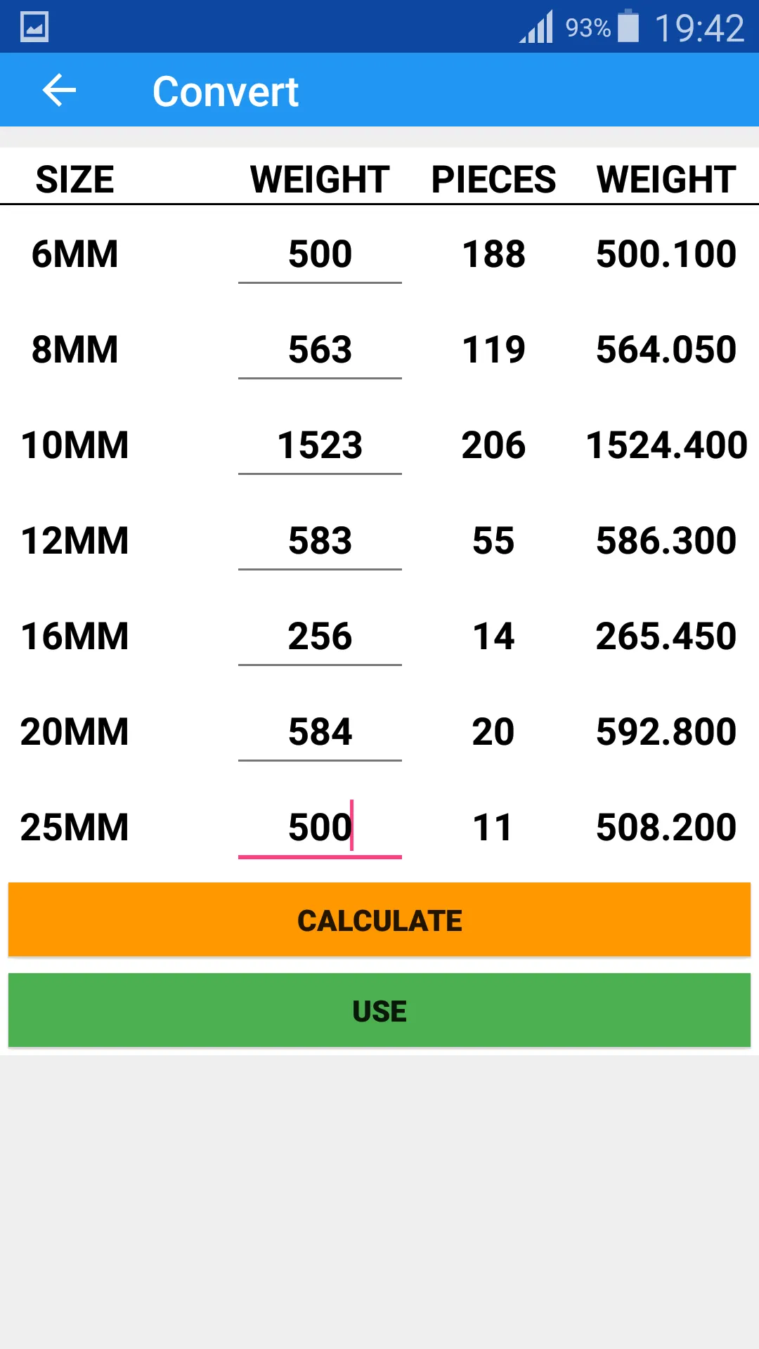 Steel TMT RebarCost Calculator | Indus Appstore | Screenshot