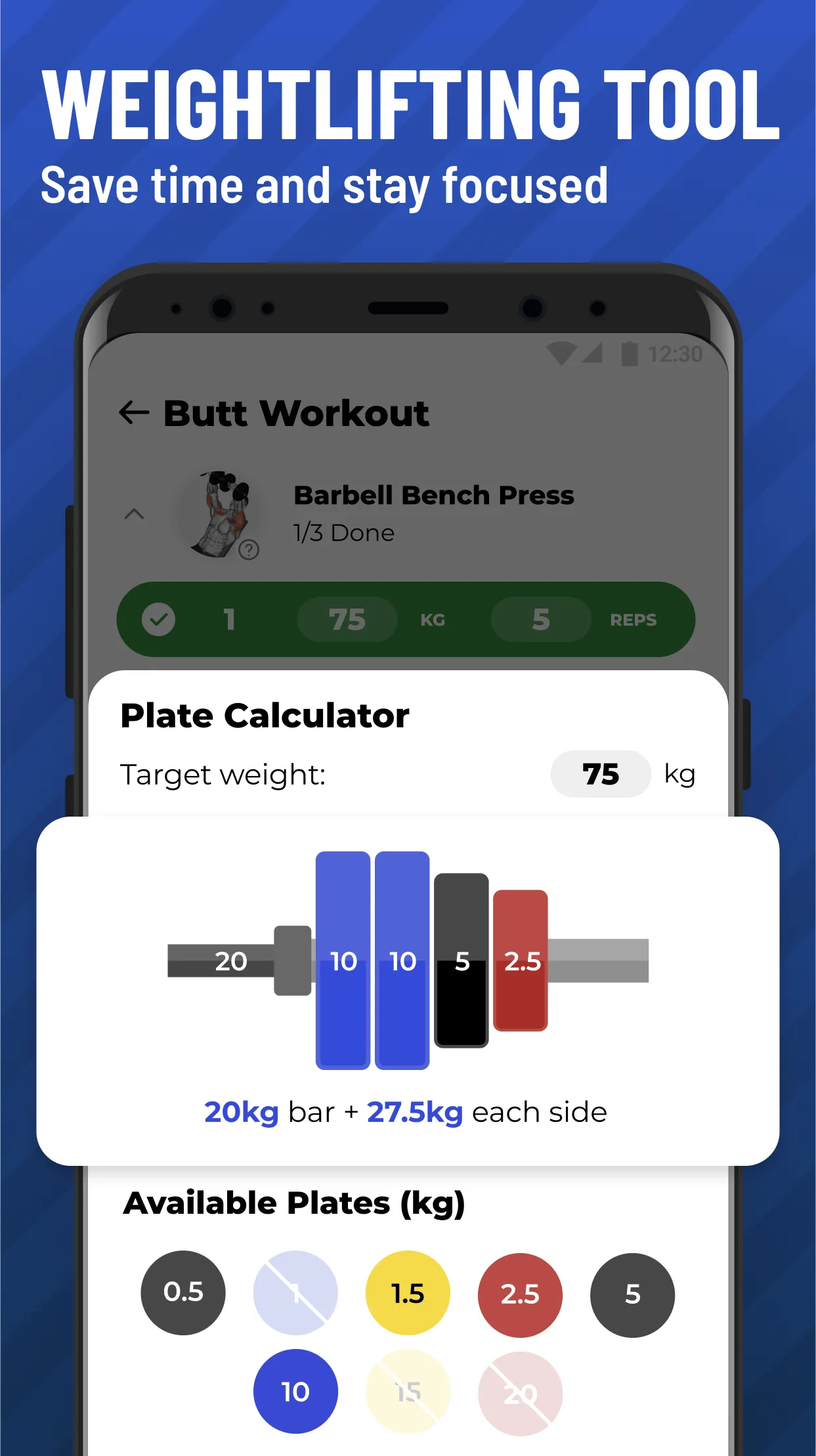 Gym Workout Tracker: Gym Log | Indus Appstore | Screenshot