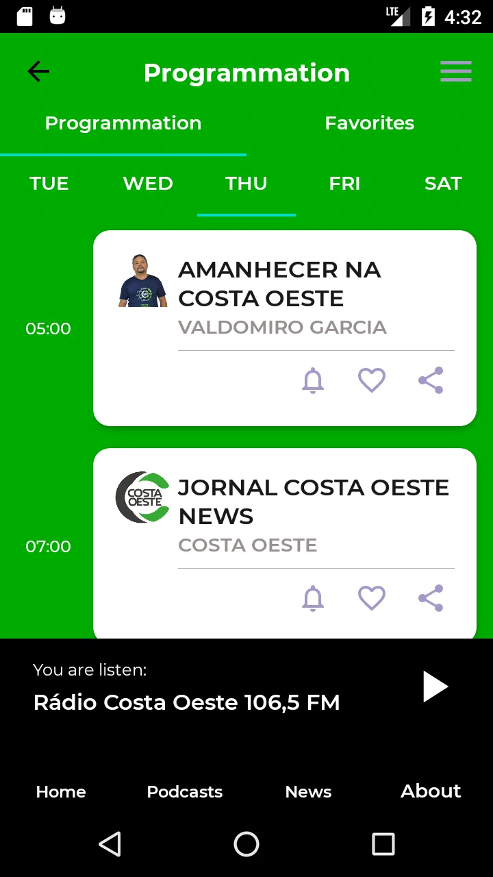 Rádio Costa Oeste 106,5 FM | Indus Appstore | Screenshot