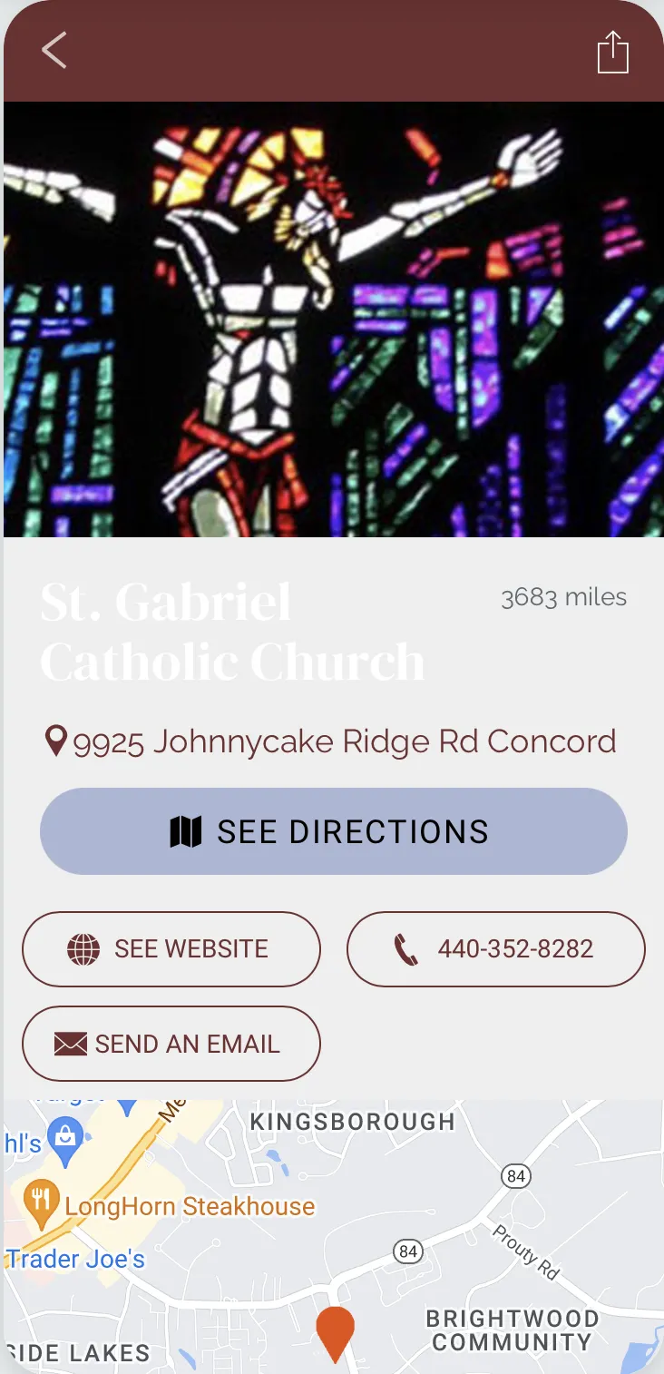 St. Gabriel  - Concord Twp, OH | Indus Appstore | Screenshot