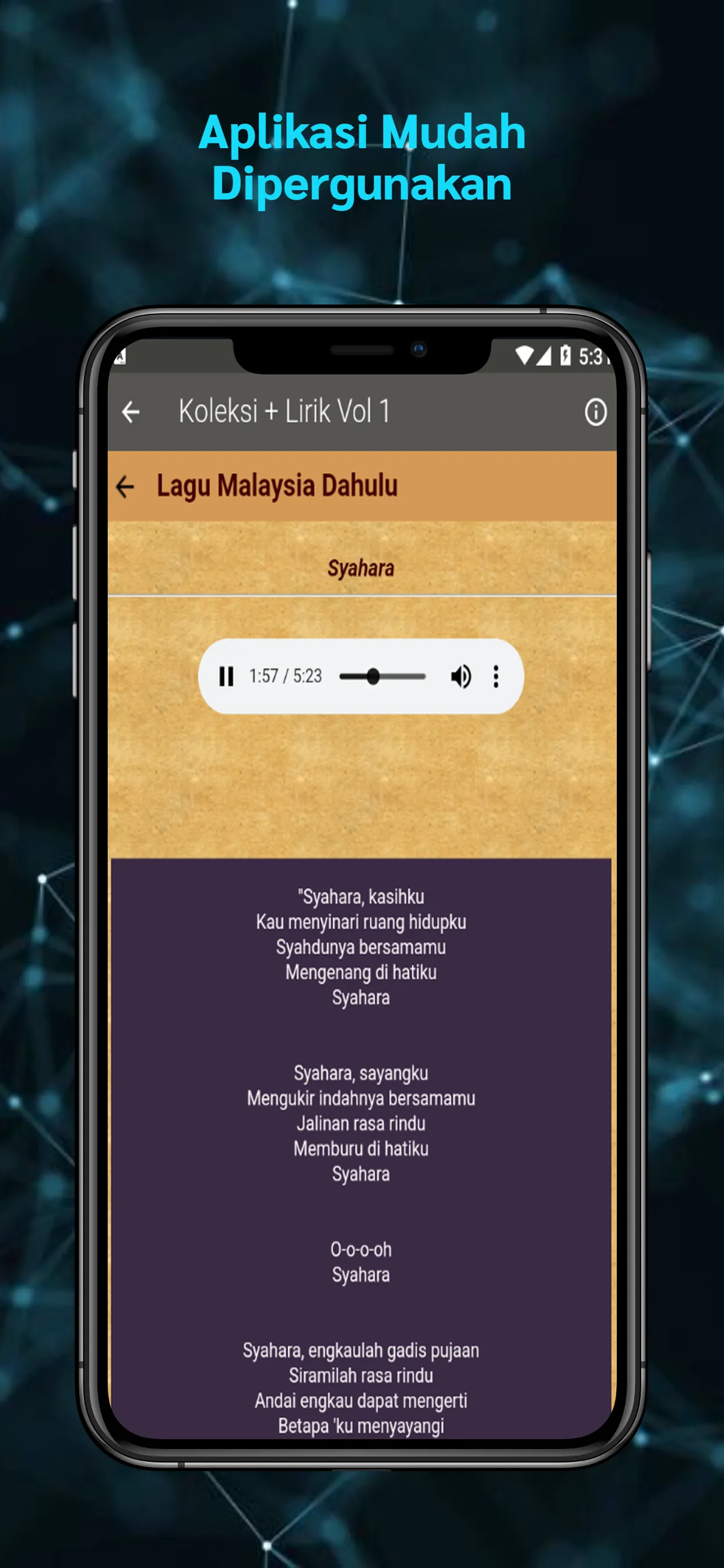 MP3 Lagu Malaysia Dahulu | Indus Appstore | Screenshot