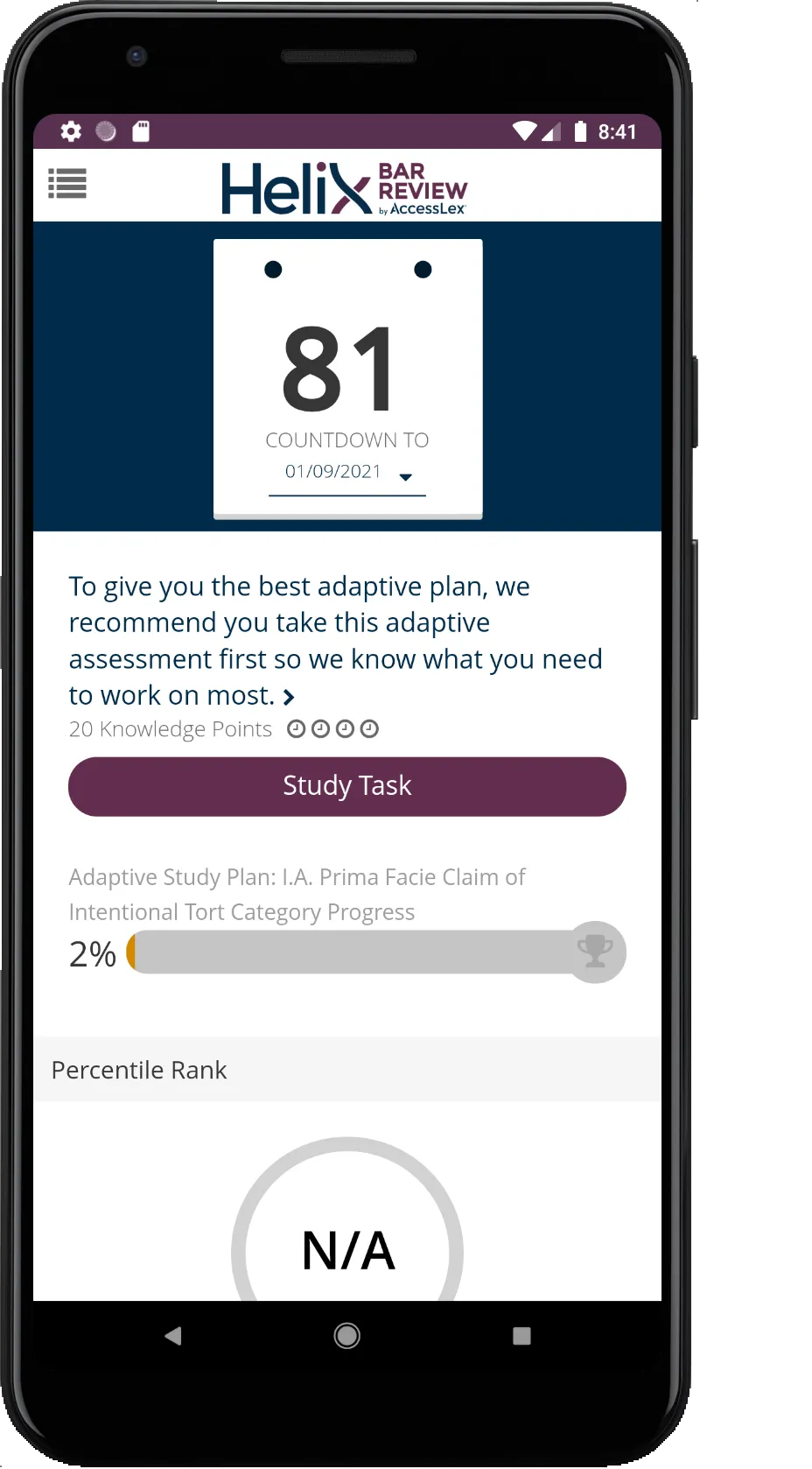 Helix Bar Review by AccessLex℠ | Indus Appstore | Screenshot