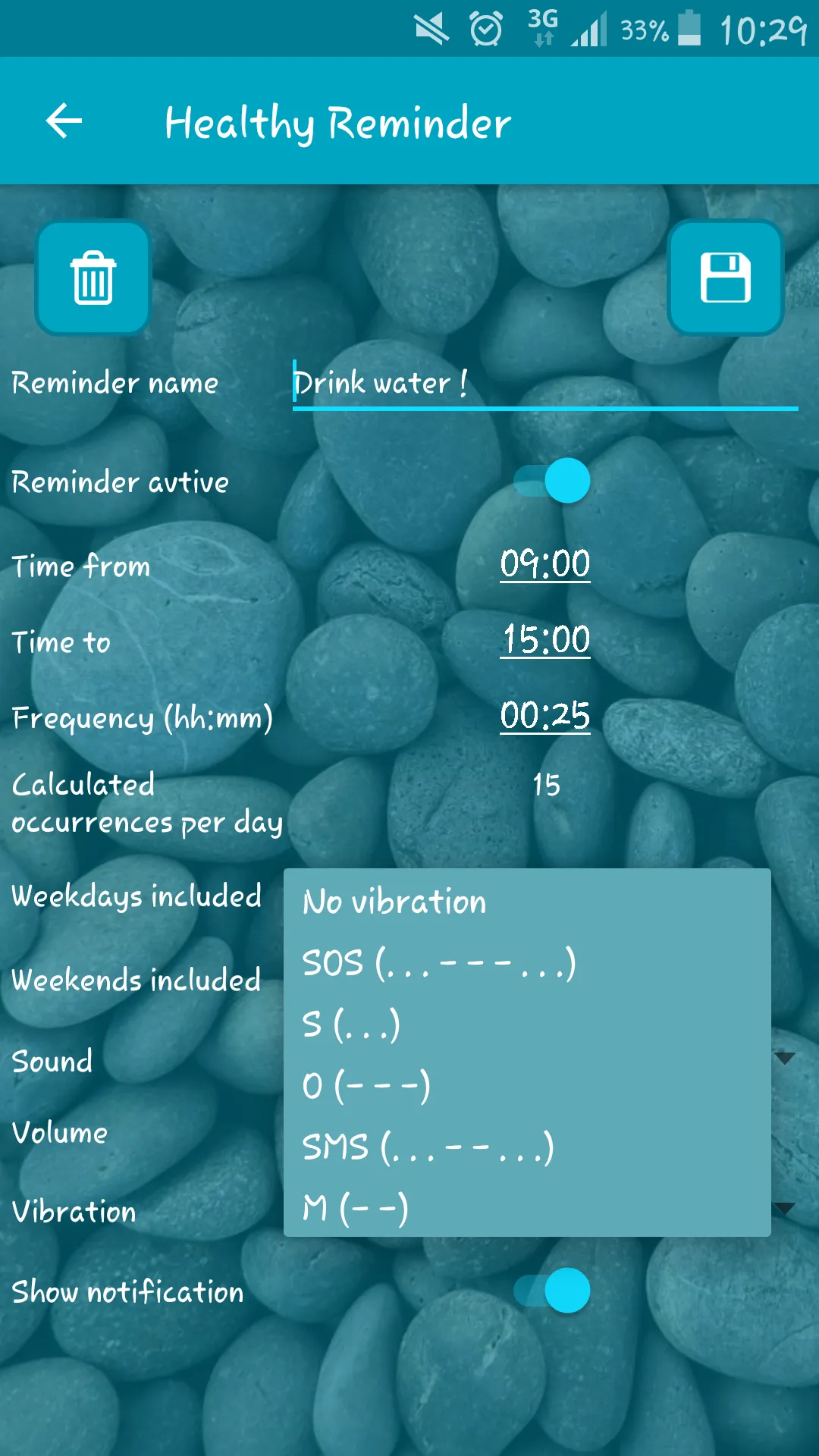 Healthy Reminder | Indus Appstore | Screenshot