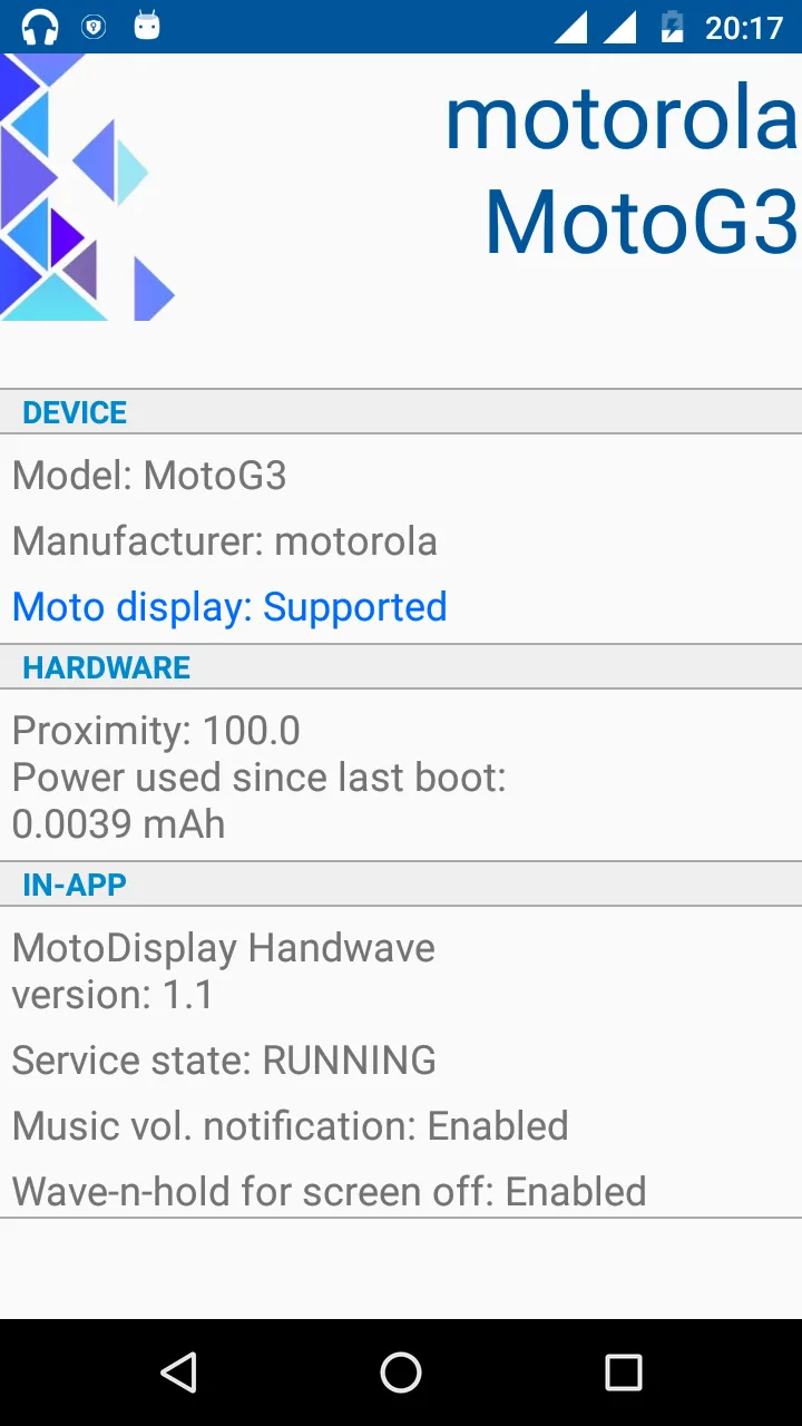 MotoDisplay Handwave | Indus Appstore | Screenshot