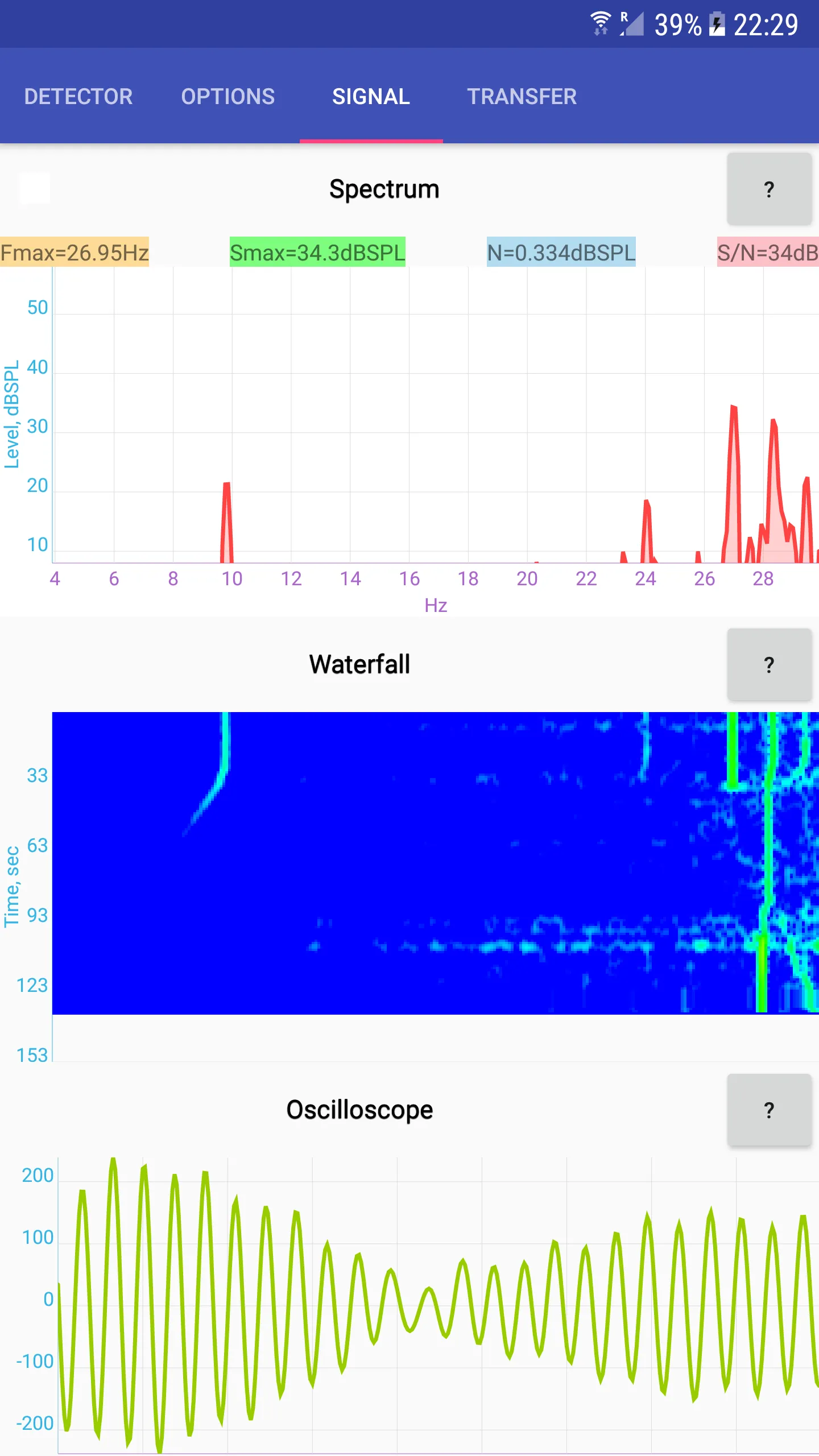 InfraSound Detector | Indus Appstore | Screenshot