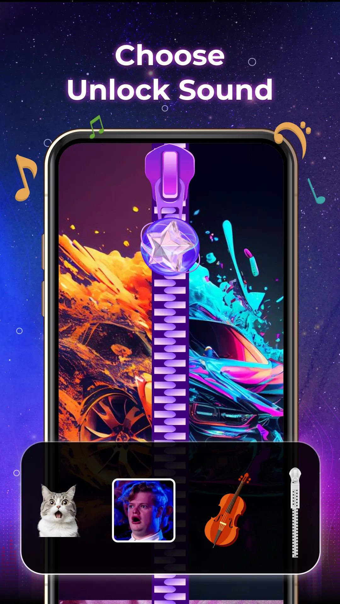 ZipLock - Zipper Lock Screen | Indus Appstore | Screenshot