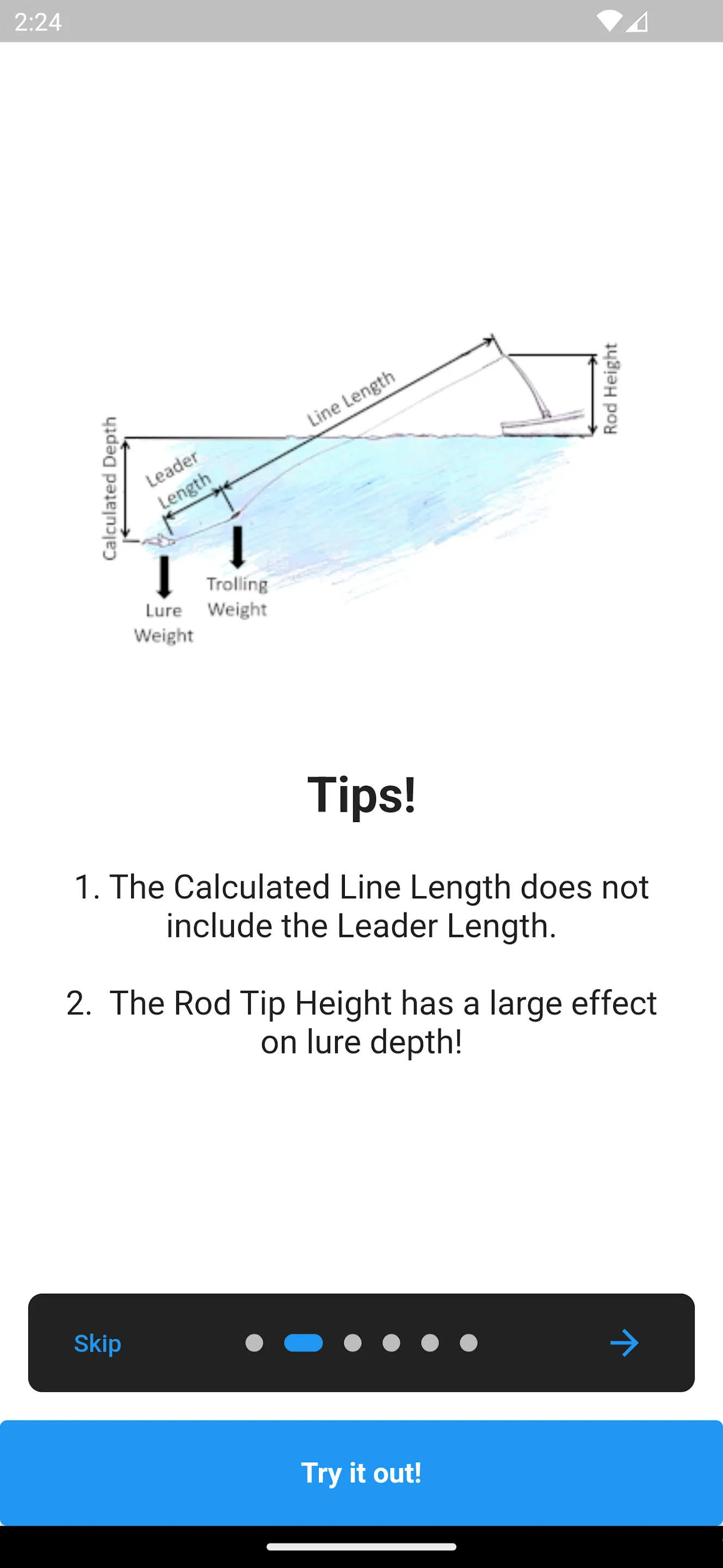 Troll Master Depth Calculator | Indus Appstore | Screenshot