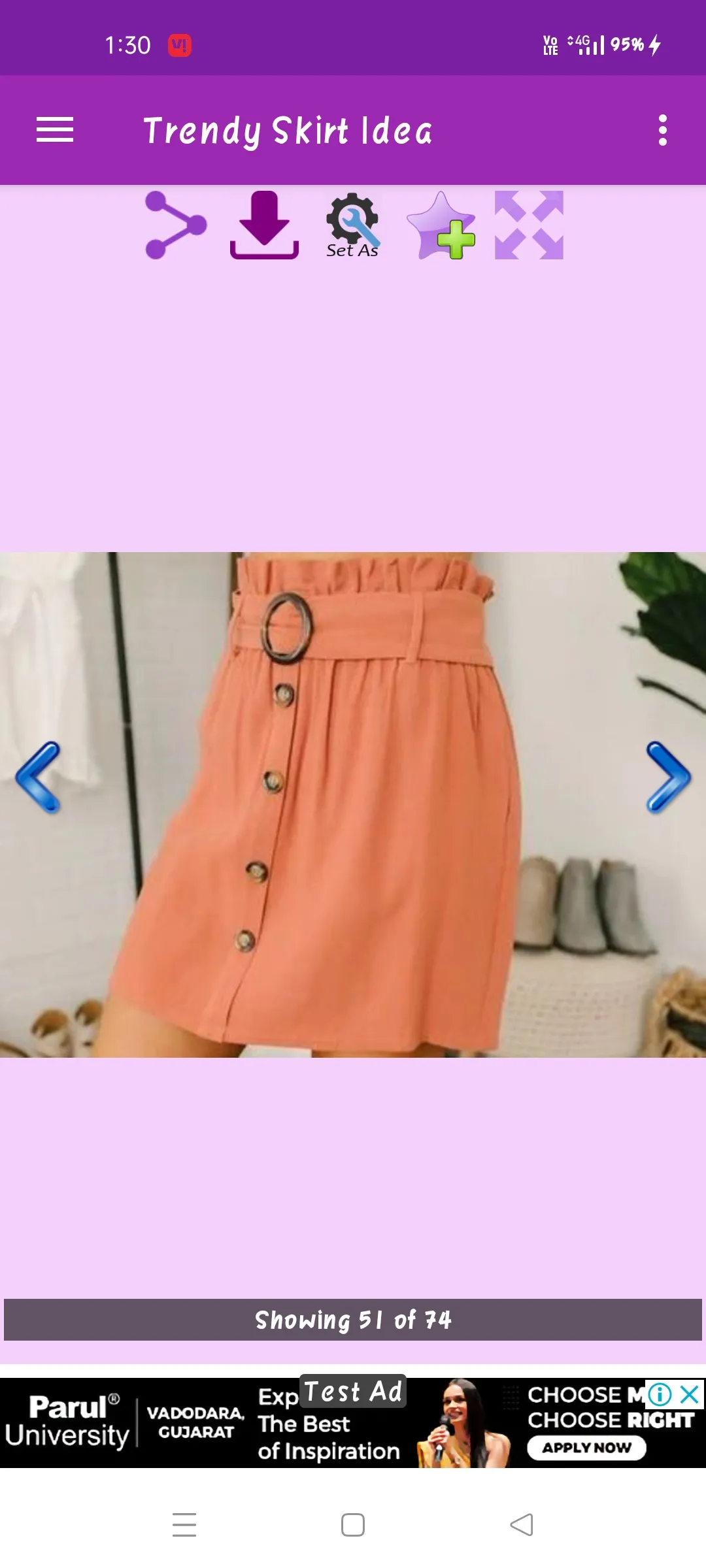 Trendy Skirt Idea Gallery | Indus Appstore | Screenshot