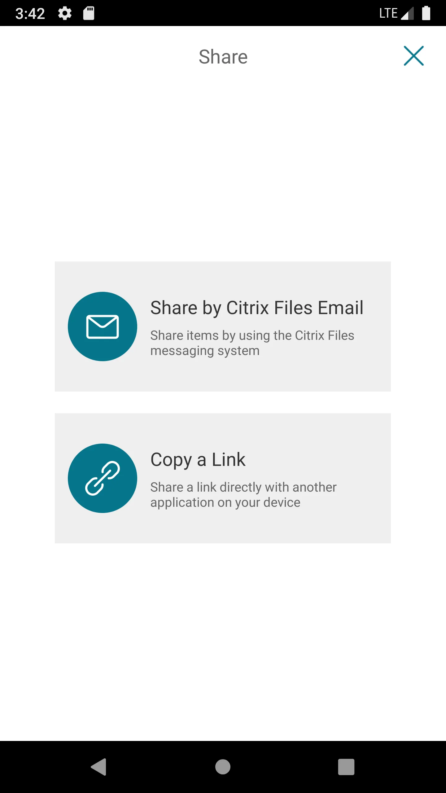 Citrix Files | Indus Appstore | Screenshot