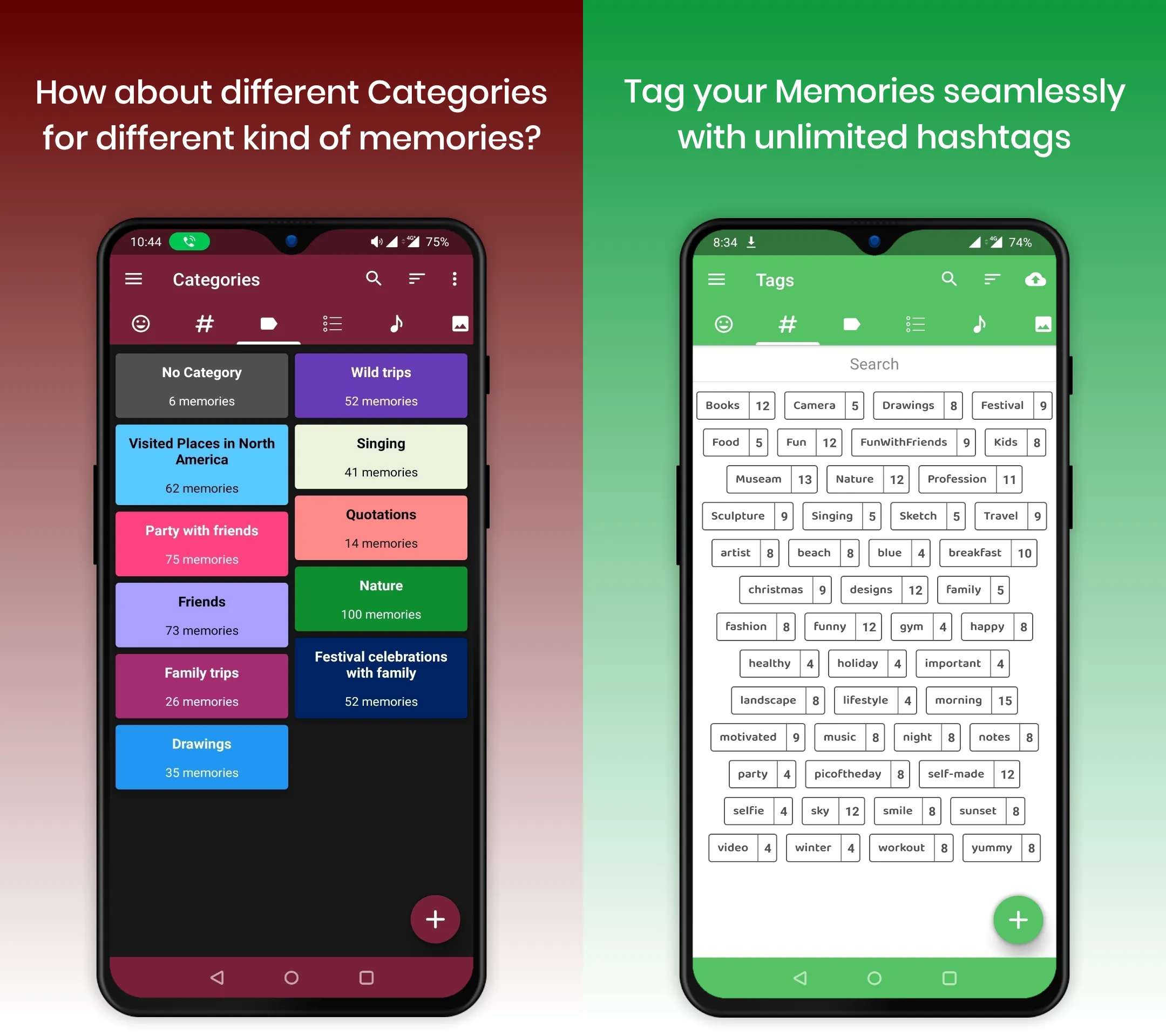 Memorize - Journal, Diary | Indus Appstore | Screenshot