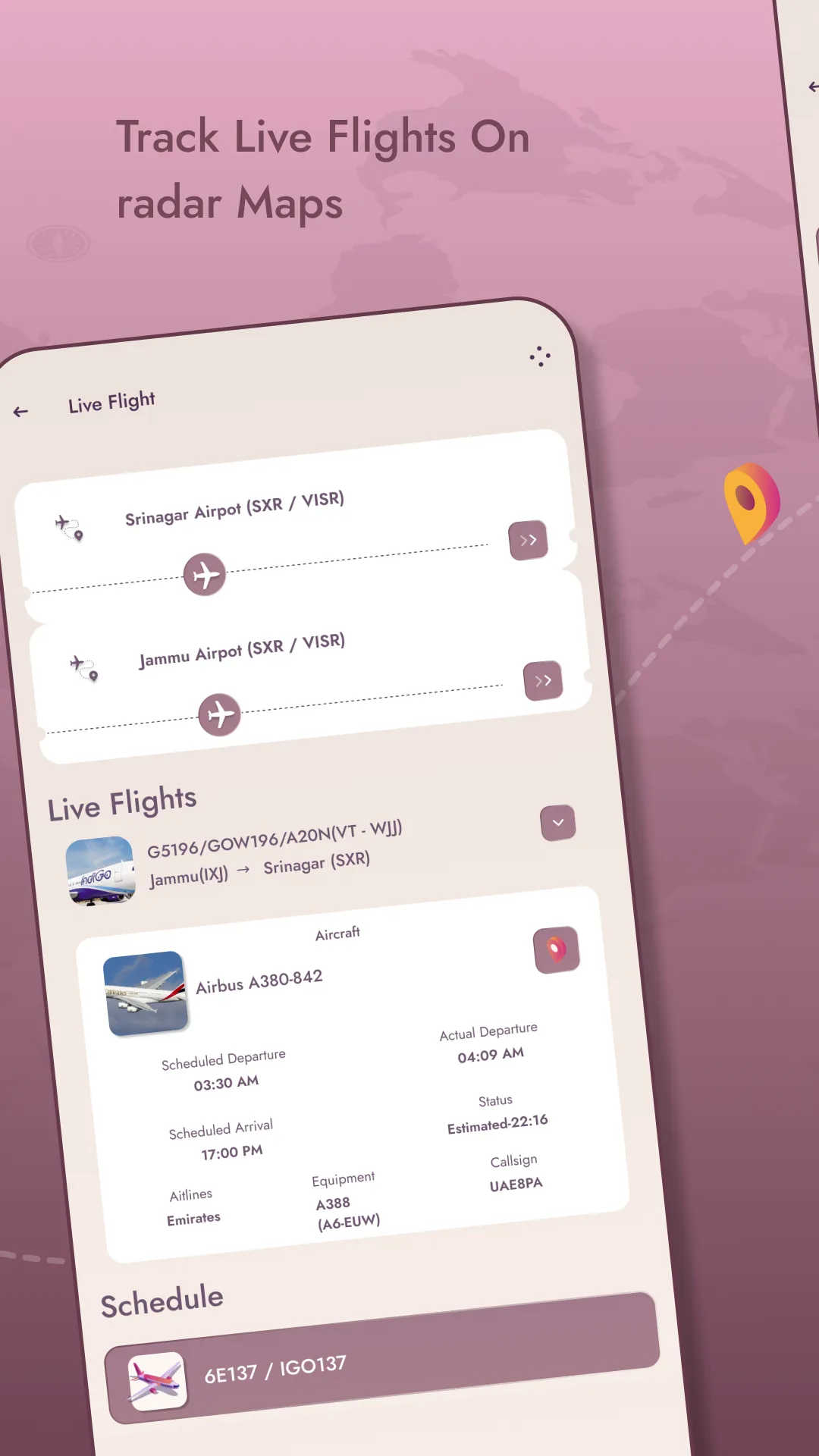 Live Flight Tracker | Indus Appstore | Screenshot