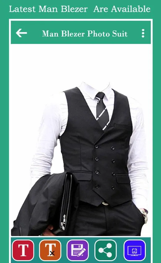 Men Blazer Photo Suit | Indus Appstore | Screenshot