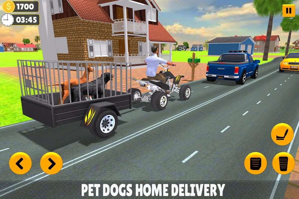 Pet Dog ATV Cargo Transport 3D | Indus Appstore | Screenshot