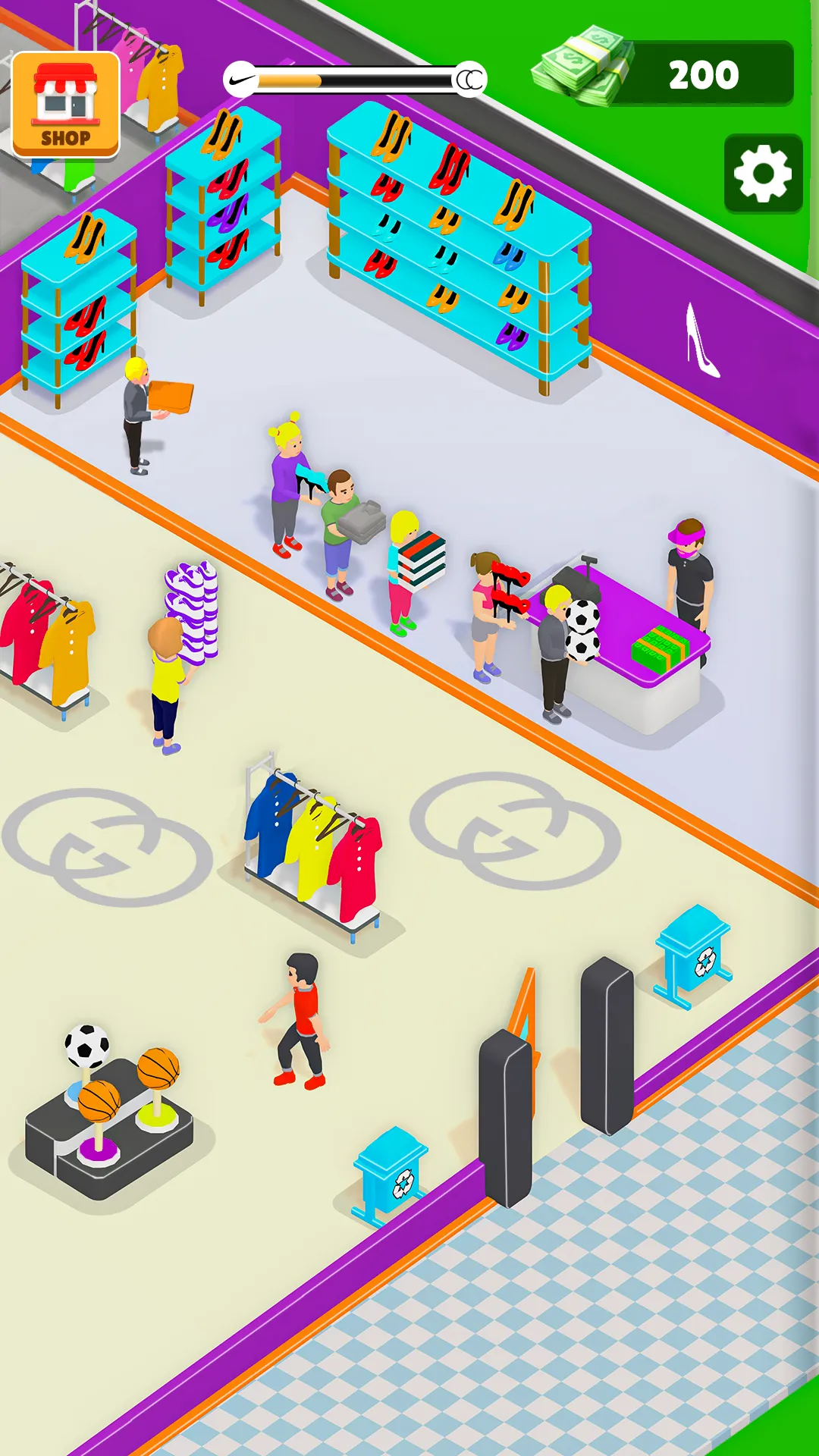 Outlet Store 3d – Tycoon Game | Indus Appstore | Screenshot