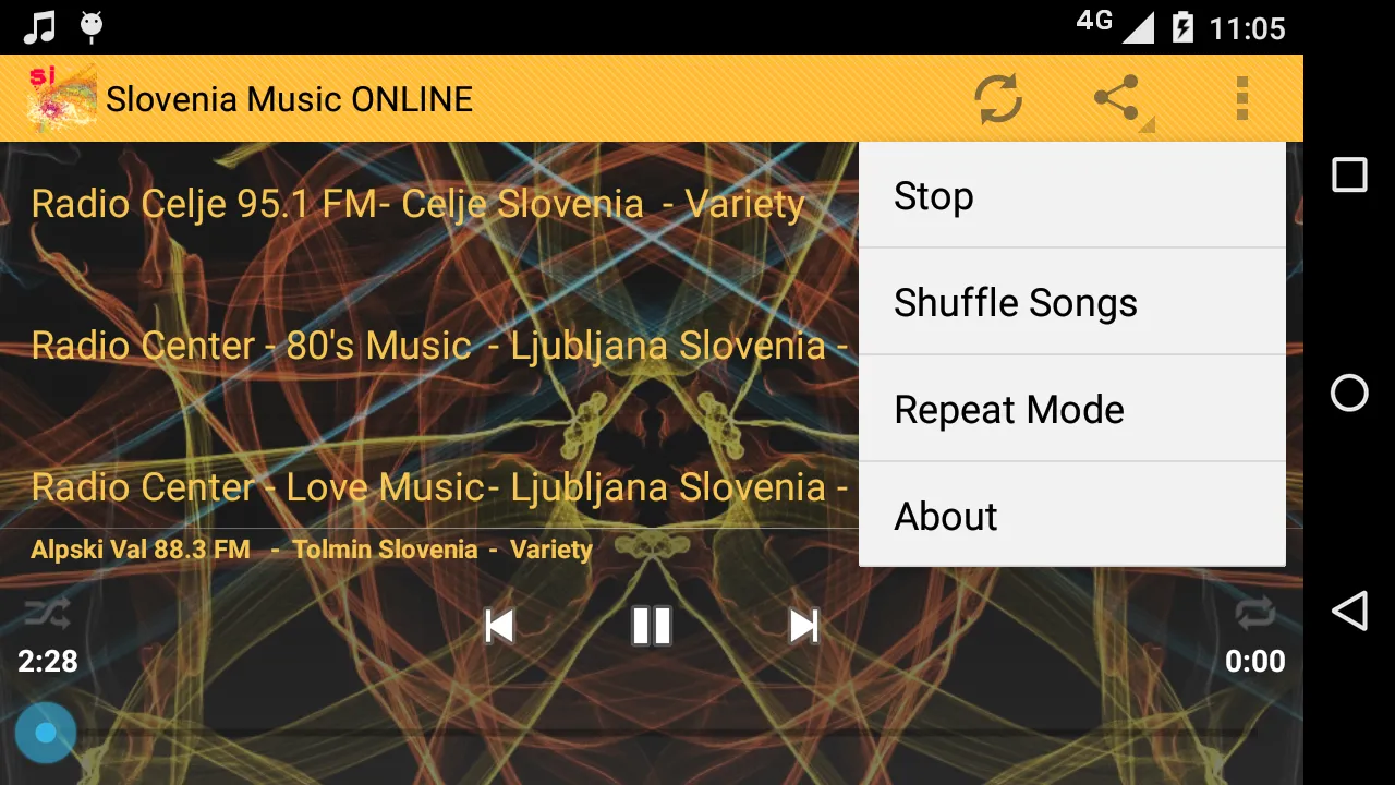 Slovenia Music ONLINE | Indus Appstore | Screenshot