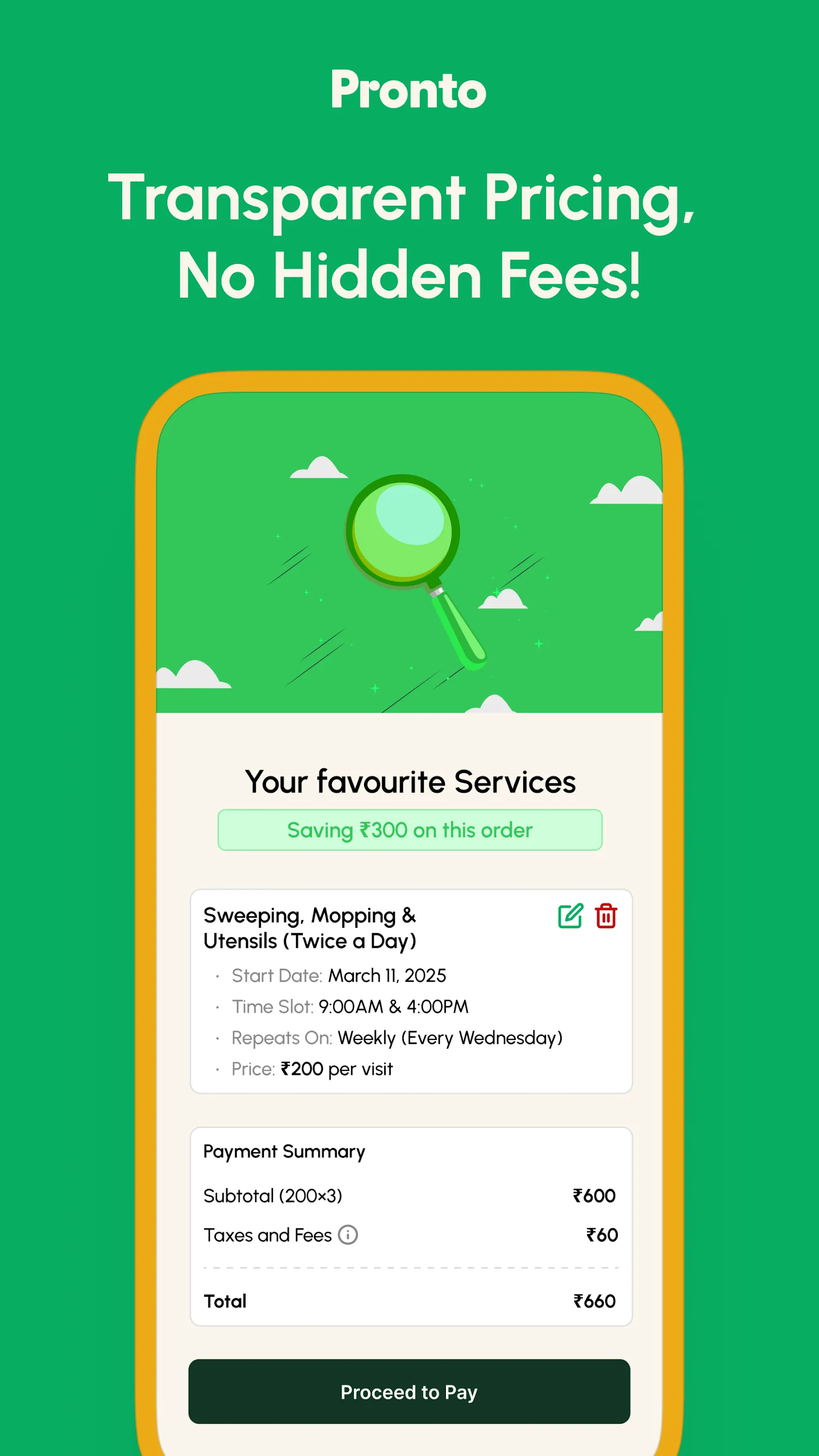 Pronto | Indus Appstore | Screenshot