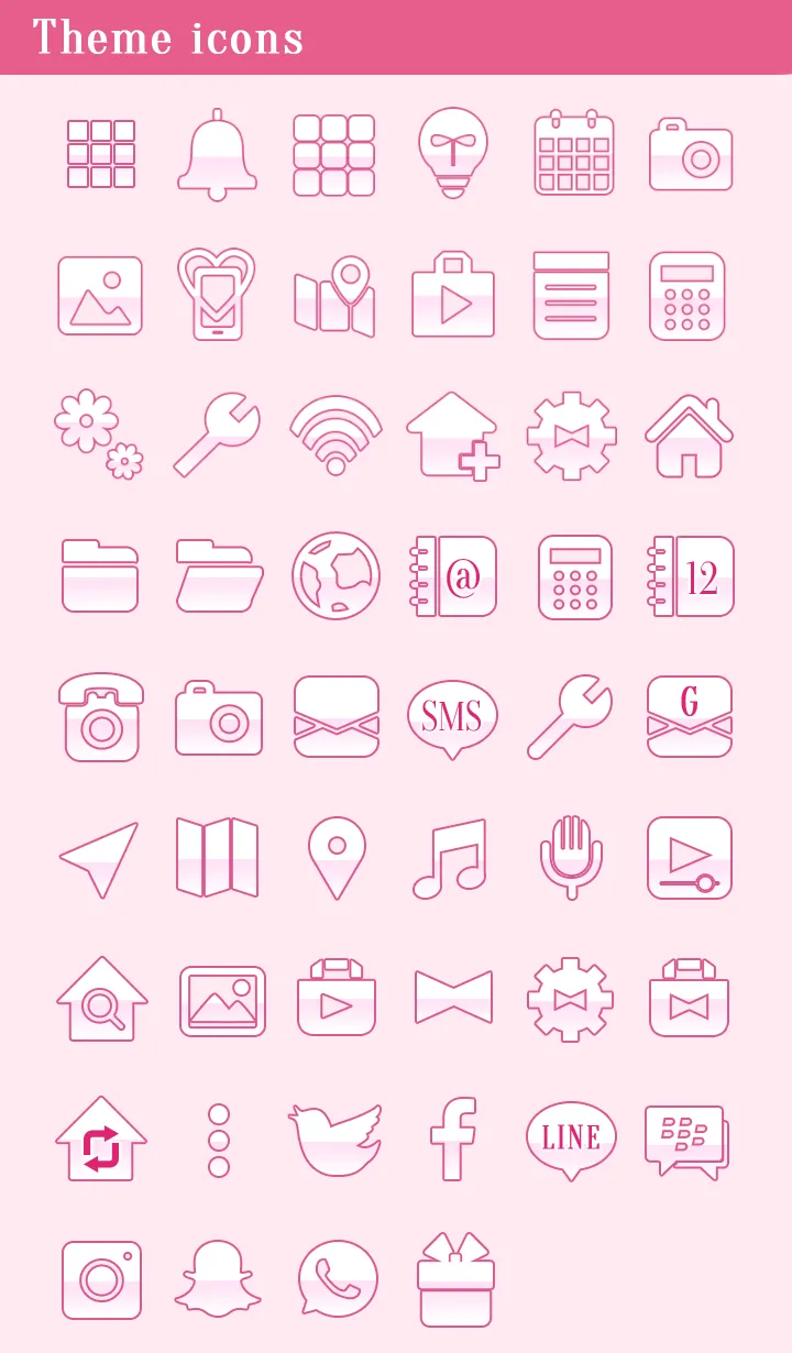 Pastel Pink Cosmos Theme | Indus Appstore | Screenshot