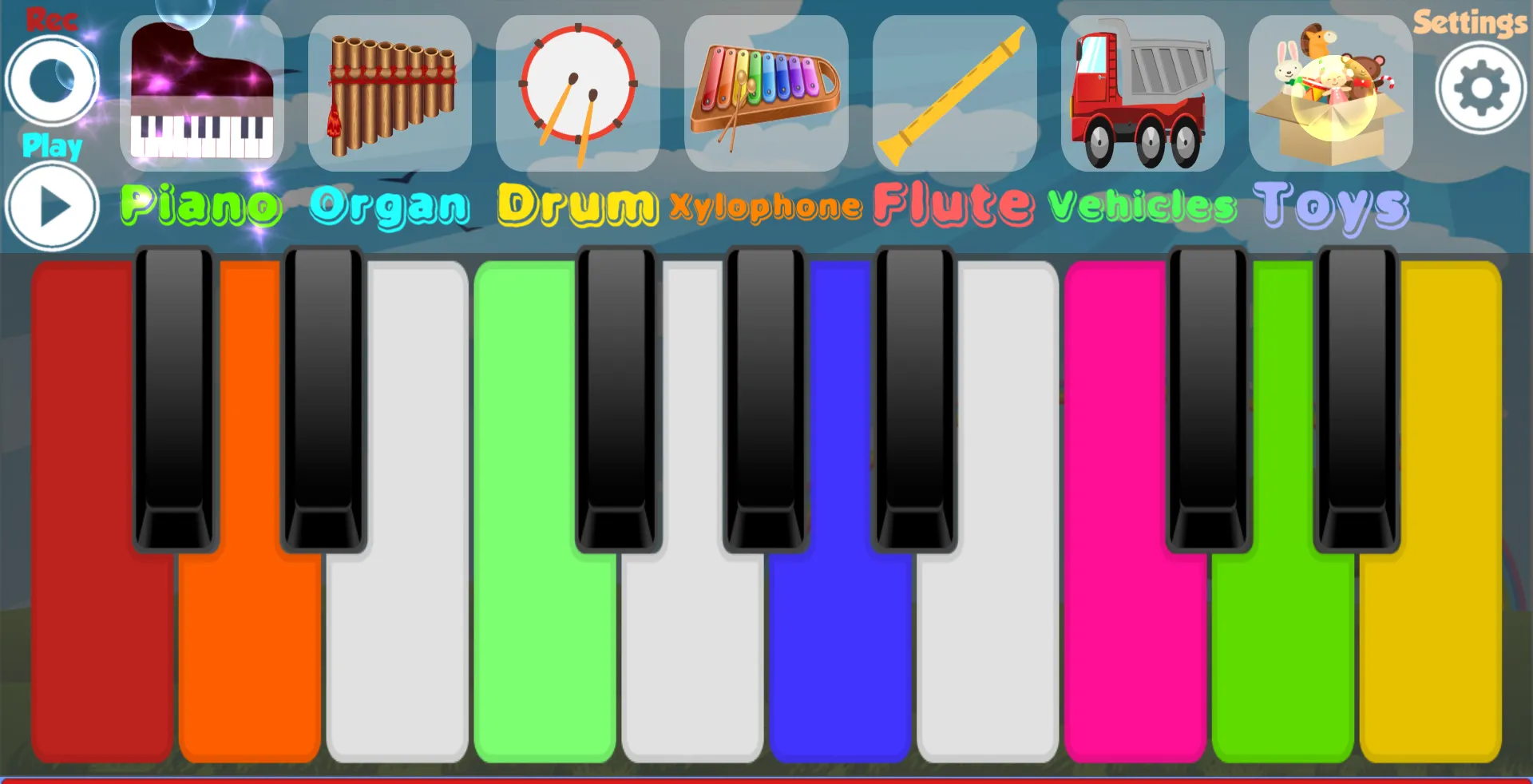 Kids Piano | Indus Appstore | Screenshot