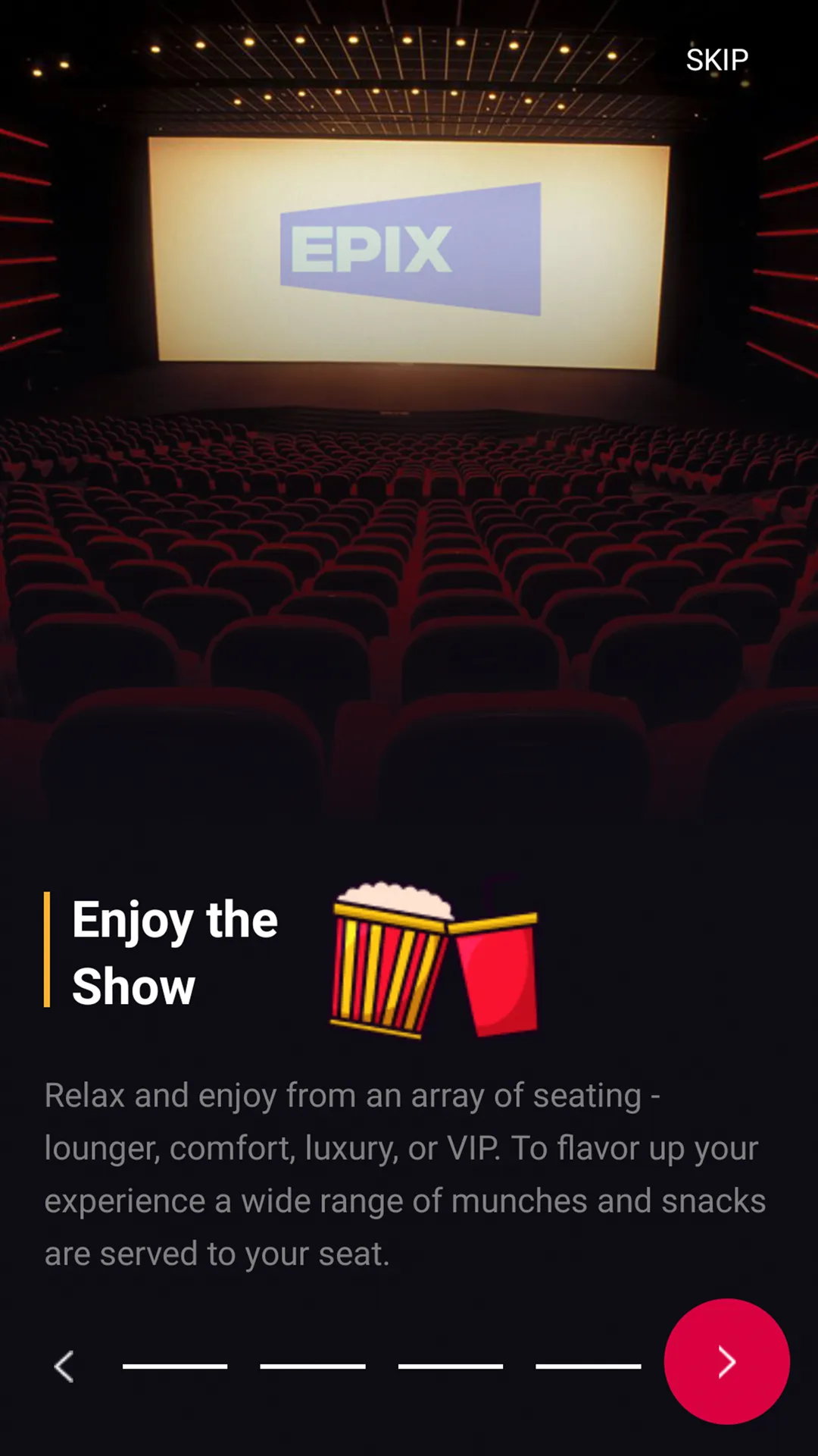 EPIX CINEMAS | Indus Appstore | Screenshot