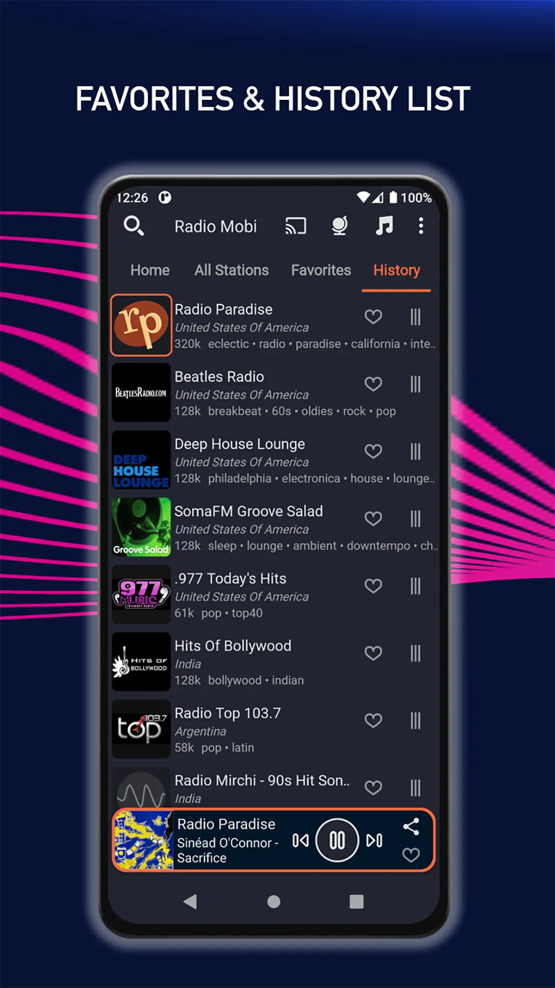 Radio Mobi: All World FM Radio | Indus Appstore | Screenshot