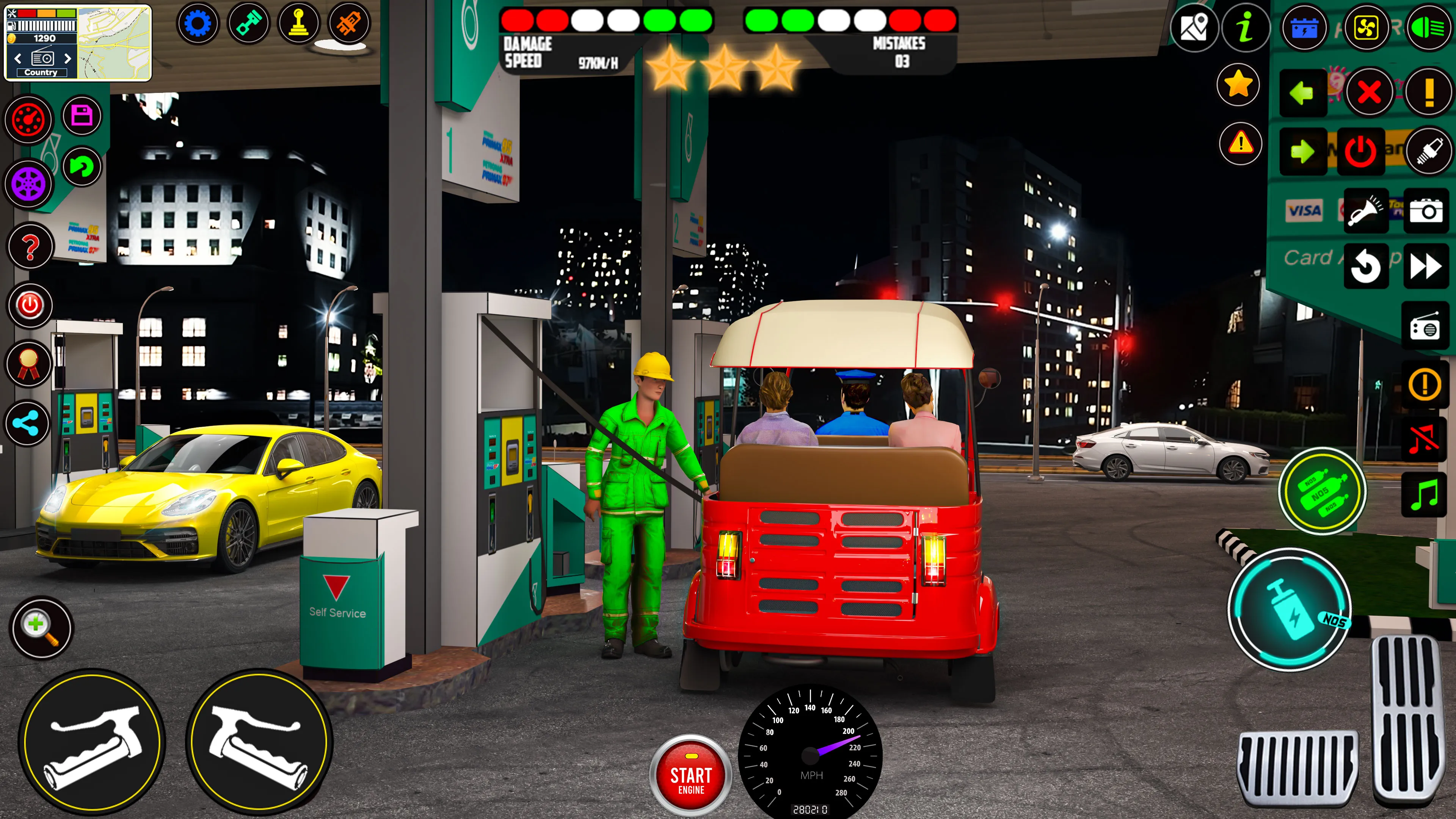 City Rickshaw Driving Games 3D | Indus Appstore | Screenshot