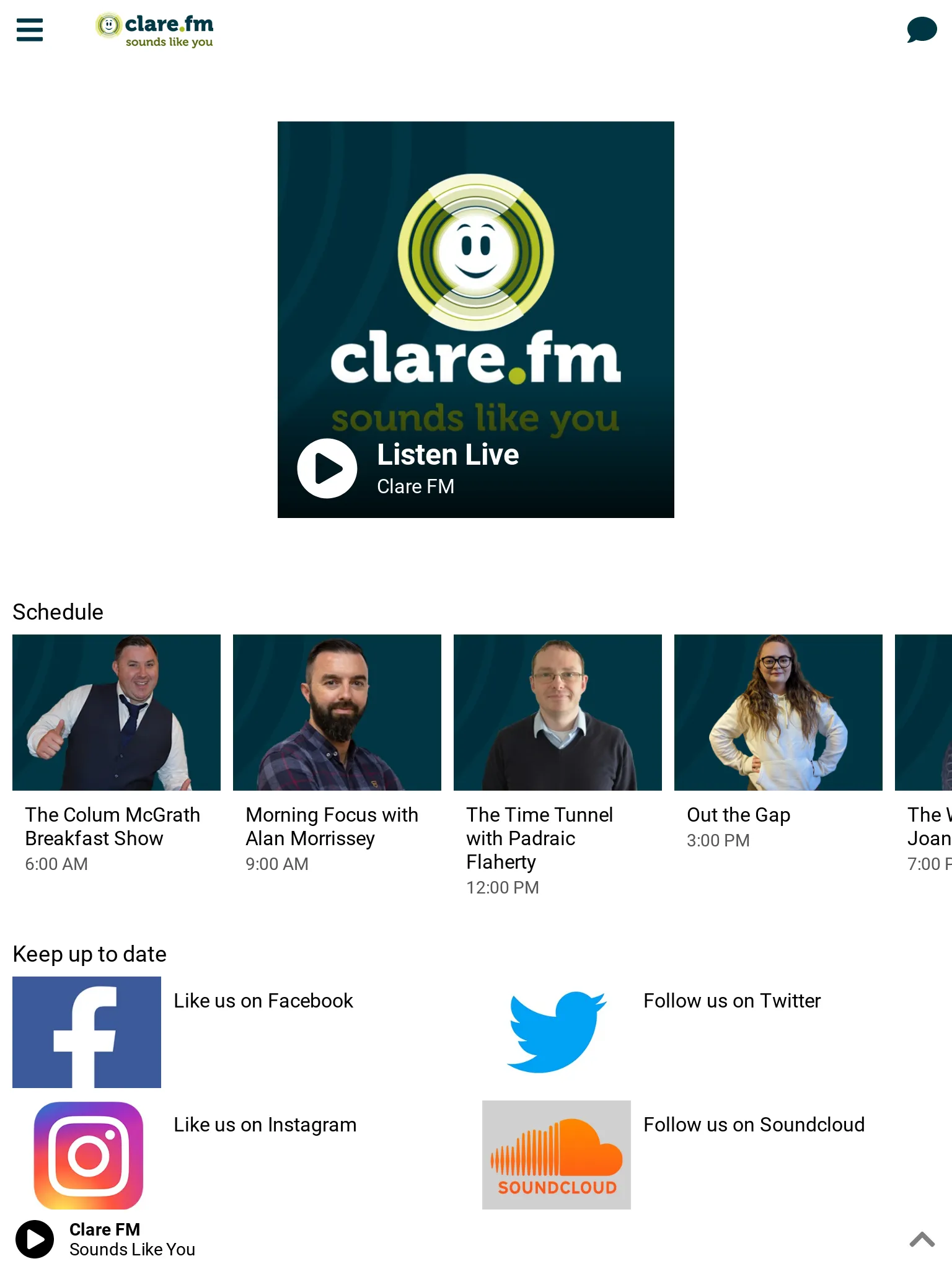 Clare FM | Indus Appstore | Screenshot